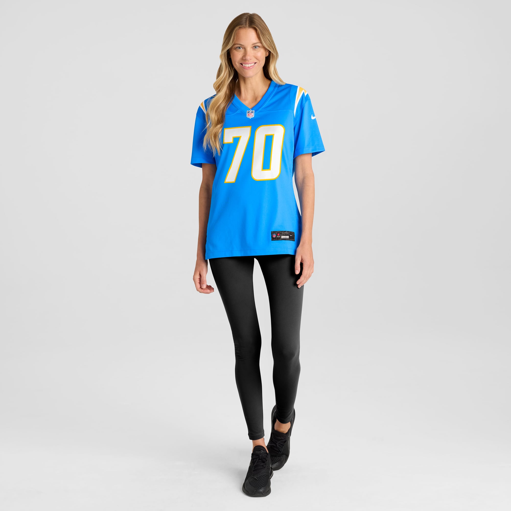 Rashawn Slater Los Angeles Chargers Women's Game Jersey - Powder Blue - Image 5