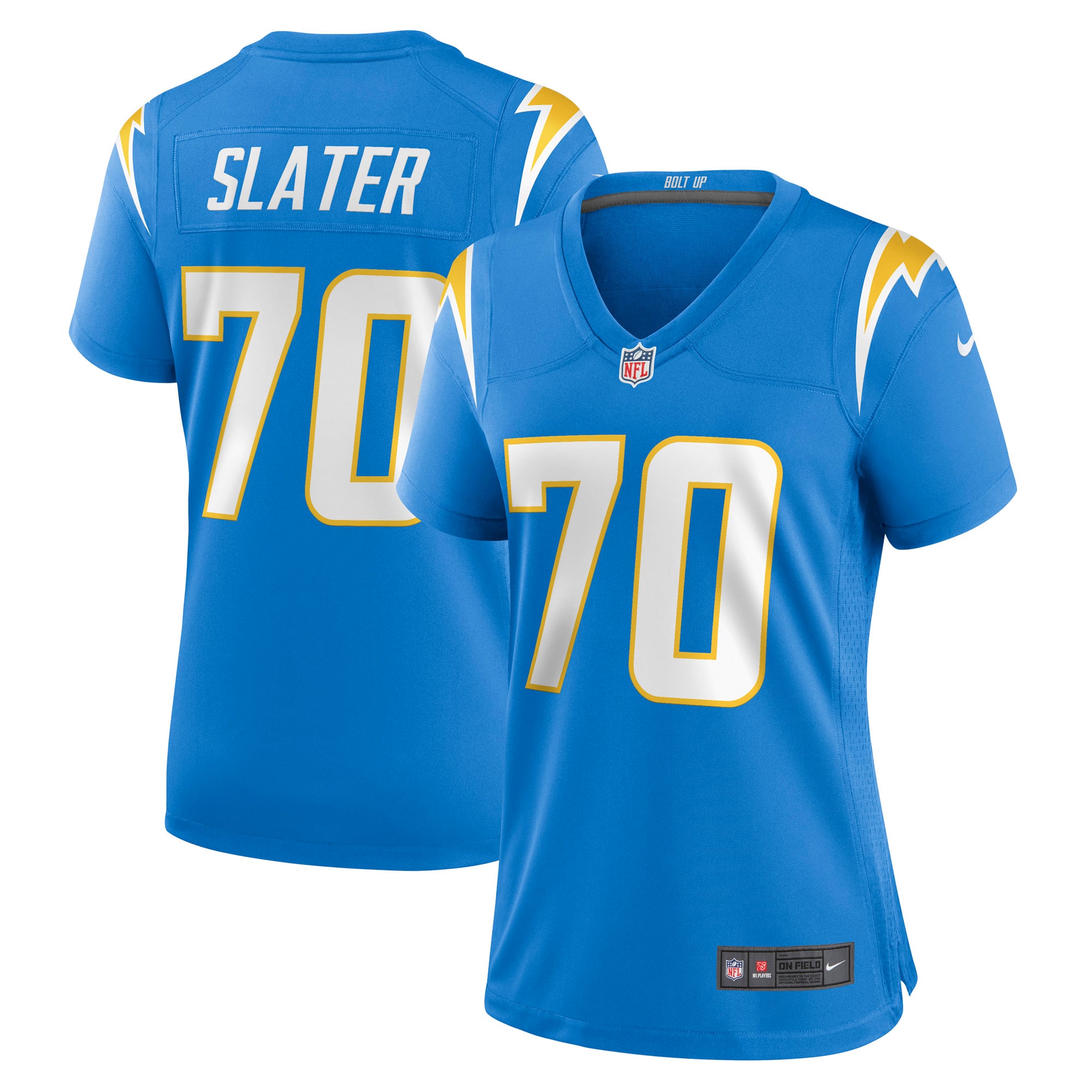 Rashawn Slater Los Angeles Chargers Women's Game Jersey - Powder Blue - Image 2