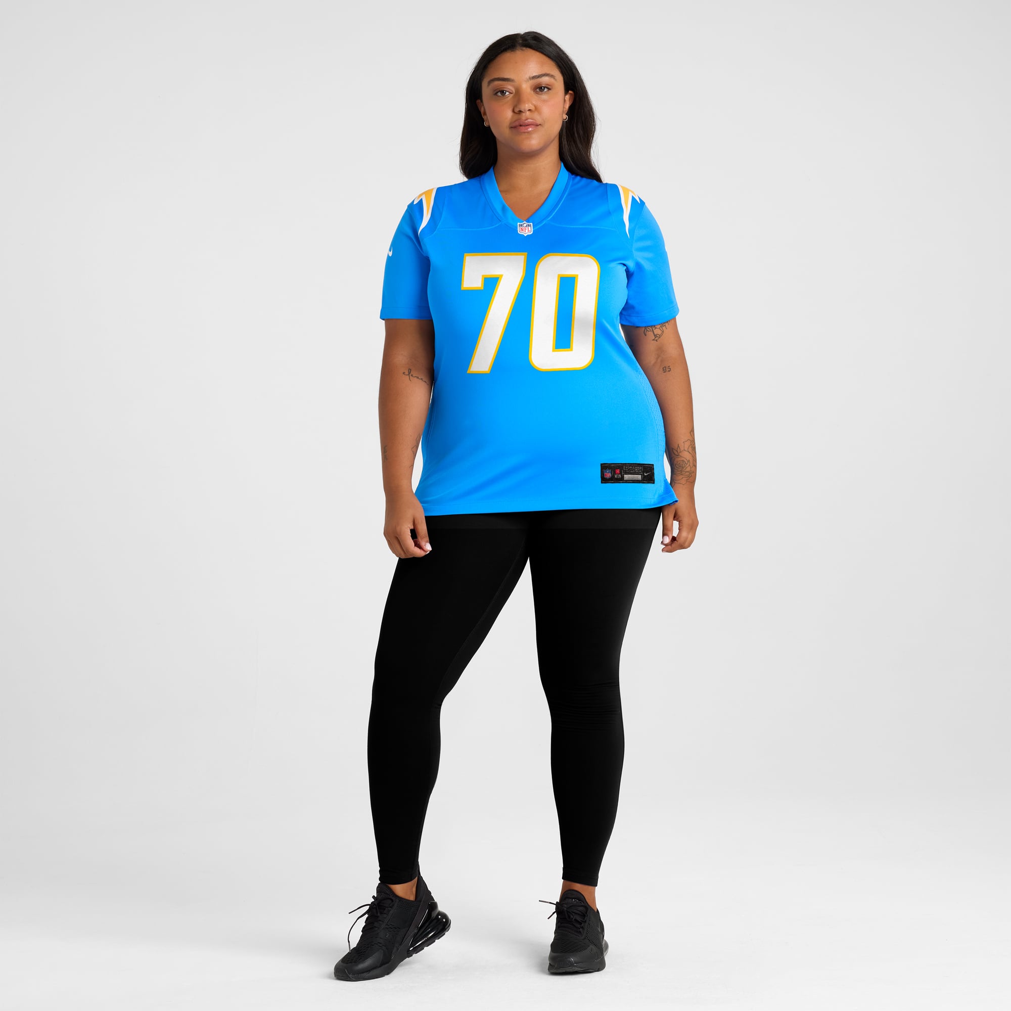 Rashawn Slater Los Angeles Chargers Women's Game Jersey - Powder Blue - Image 7