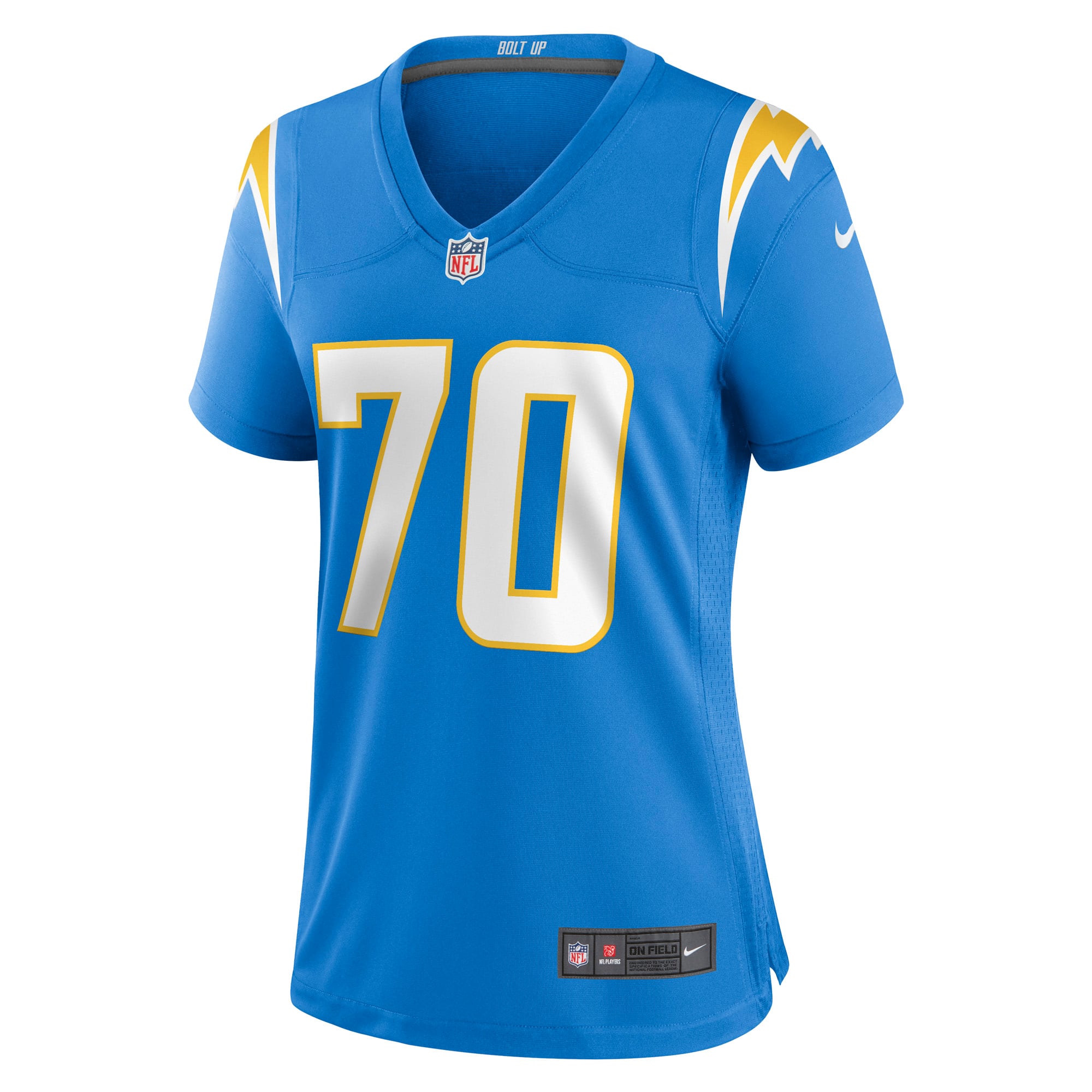 Rashawn Slater Los Angeles Chargers Women's Game Jersey - Powder Blue - Image 3