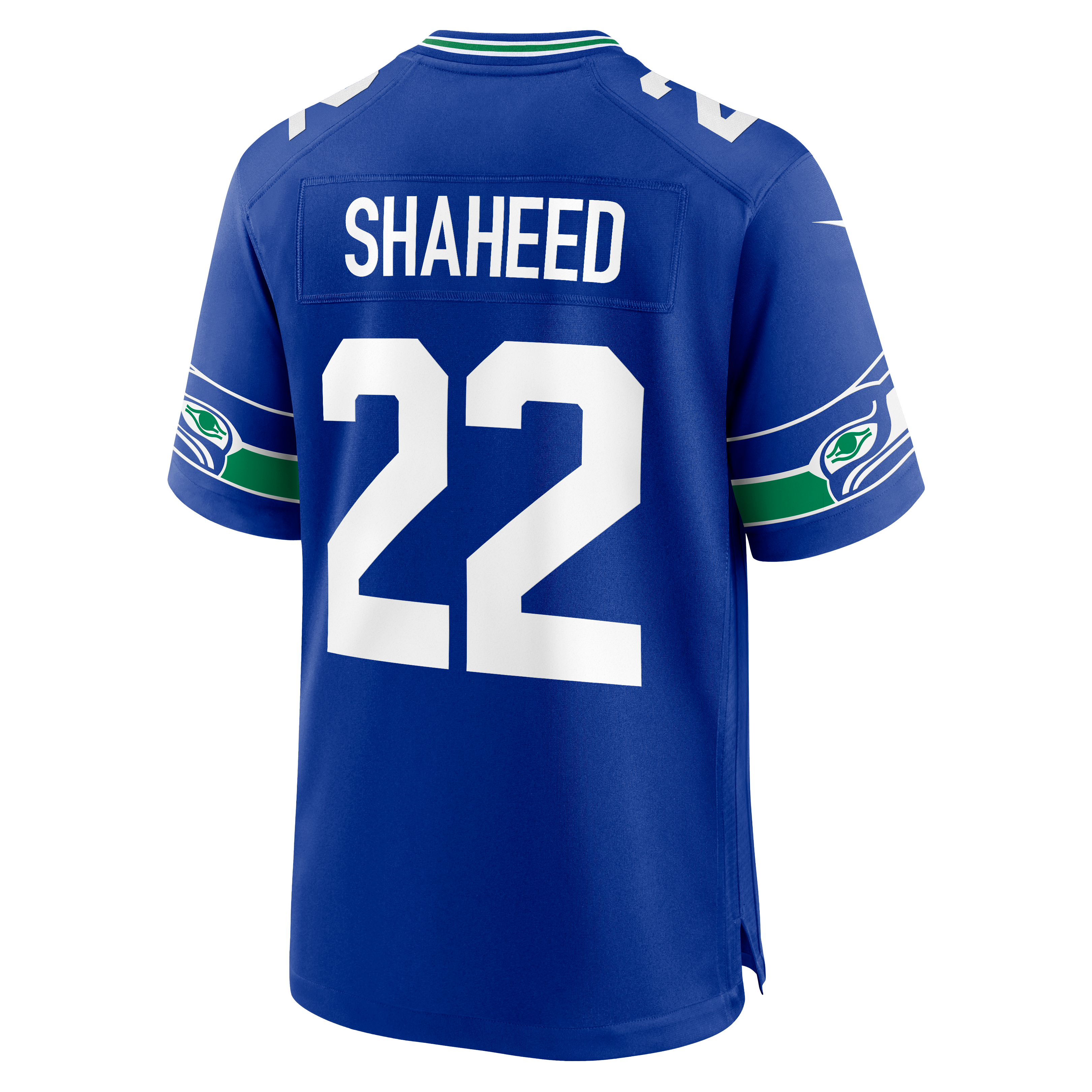 Rashid Shaheed Seattle Seahawks Game Jersey - White - Royal - Image 4