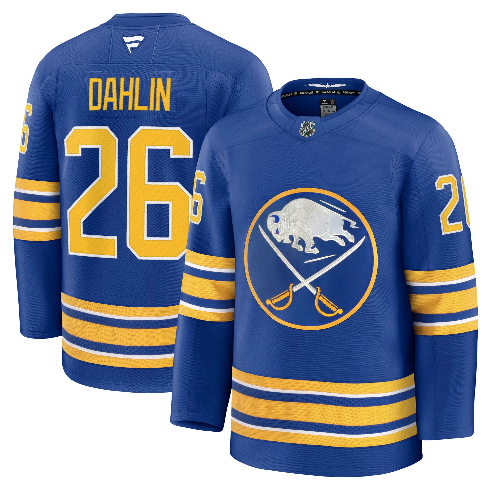 Rasmus Dahlin Buffalo Sabres Home Premium Jersey - Royal - Image 2