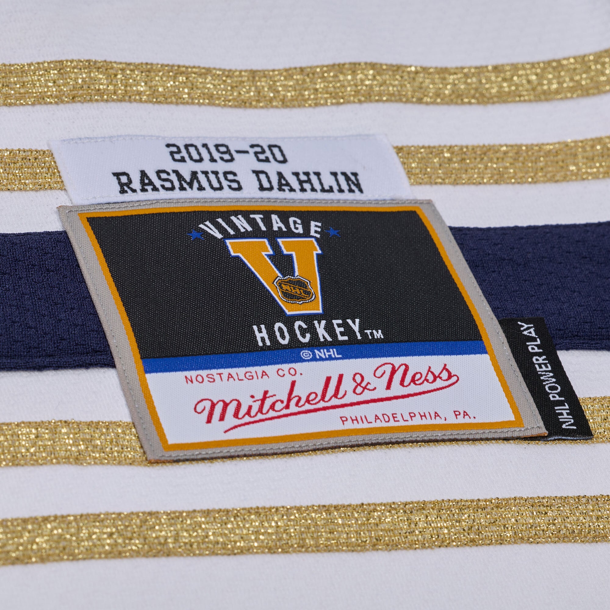 Rasmus Dahlin Buffalo Sabres 2019 Power Play Jersey - White - Image 7
