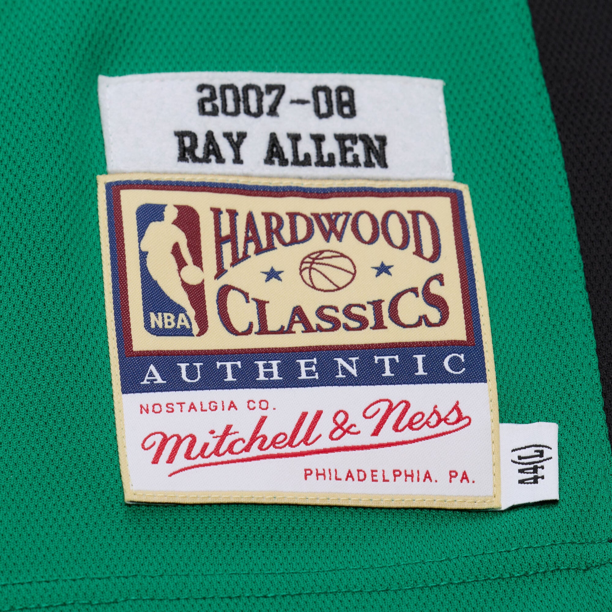 Ray Allen Boston Celtics 2007-08 Hardwood Classics Jersey - Kelly Green - Image 6