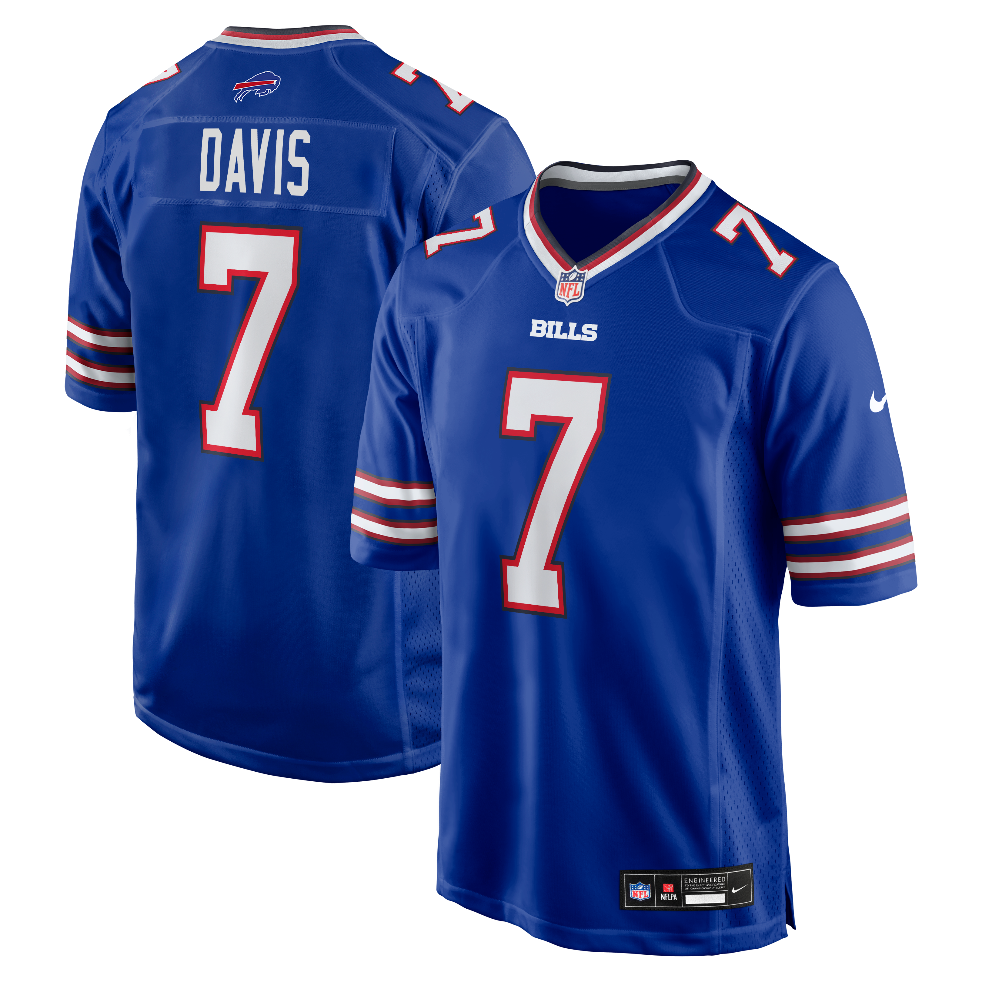 Ray Davis Buffalo Bills Team Game Jersey - Royal - Image 2