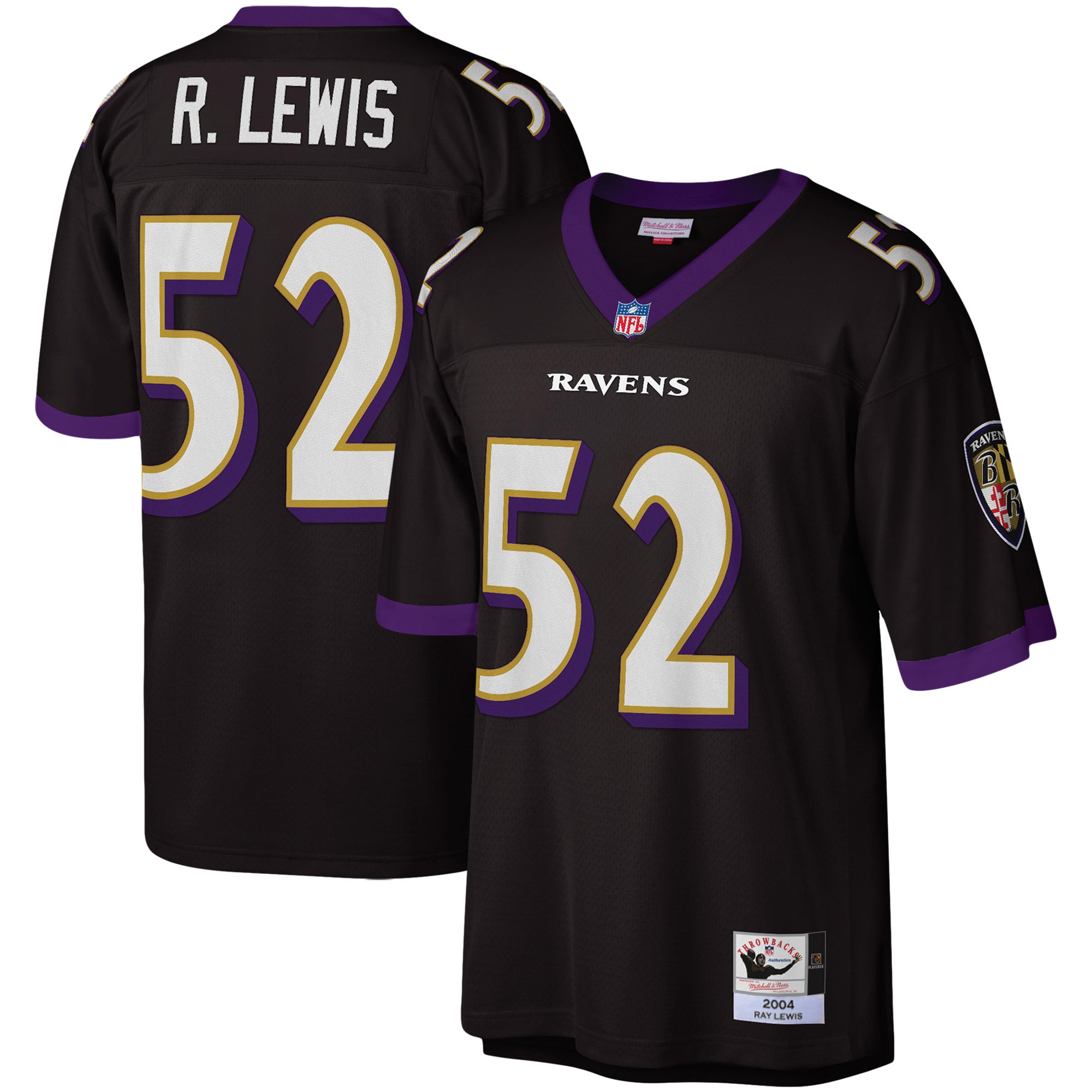 Ray Lewis Baltimore Ravens Legacy Jersey - Black - Image 2