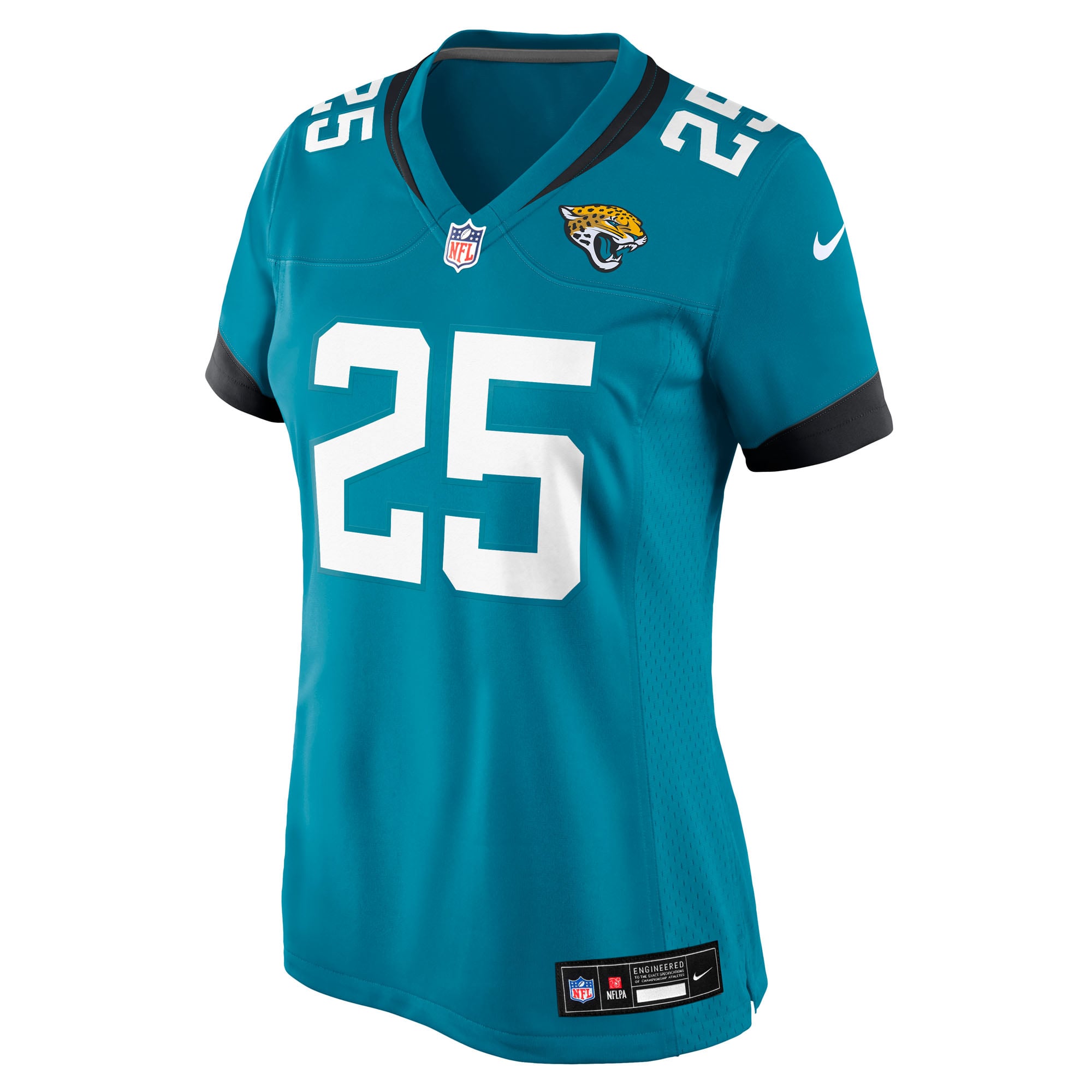 Rayuan Lane III Jacksonville Jaguars Women's Team Game Jersey - Teal - Image 3