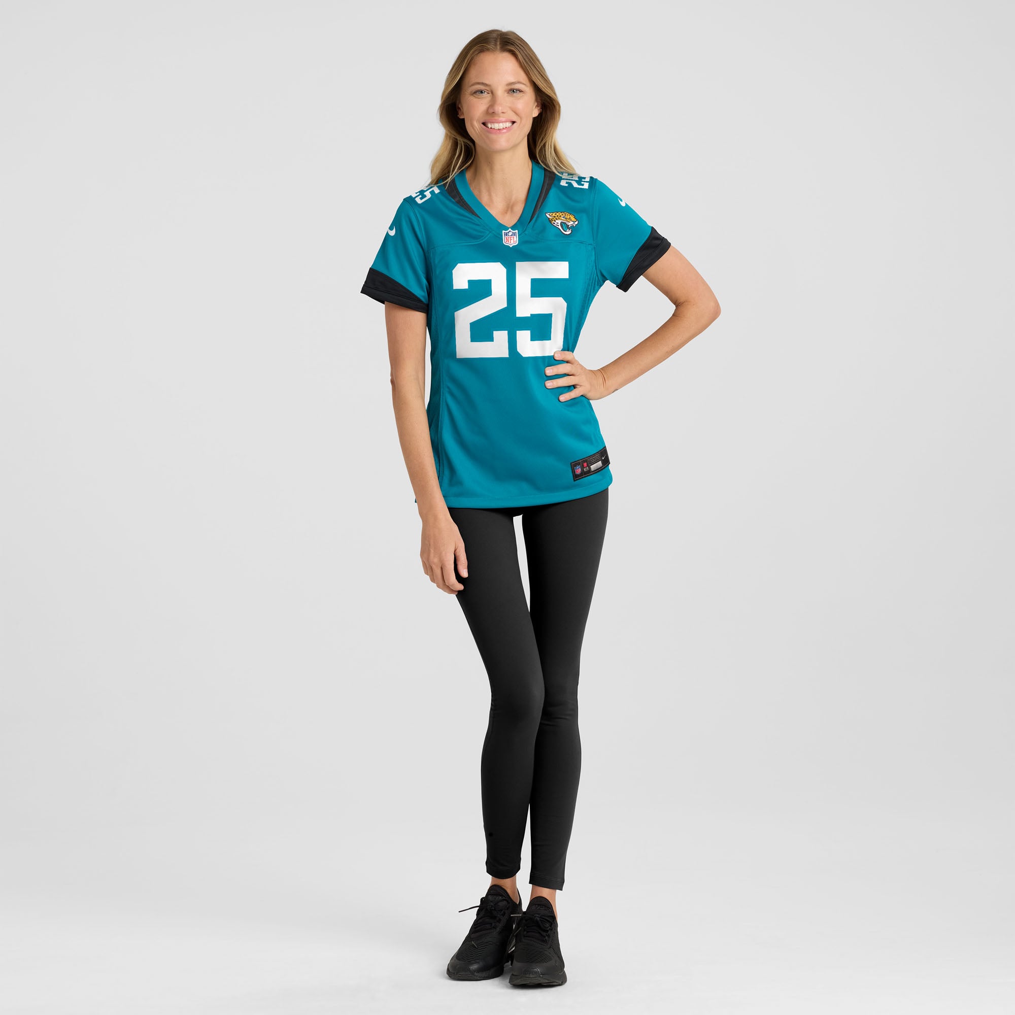 Rayuan Lane III Jacksonville Jaguars Women's Team Game Jersey - Teal - Image 5