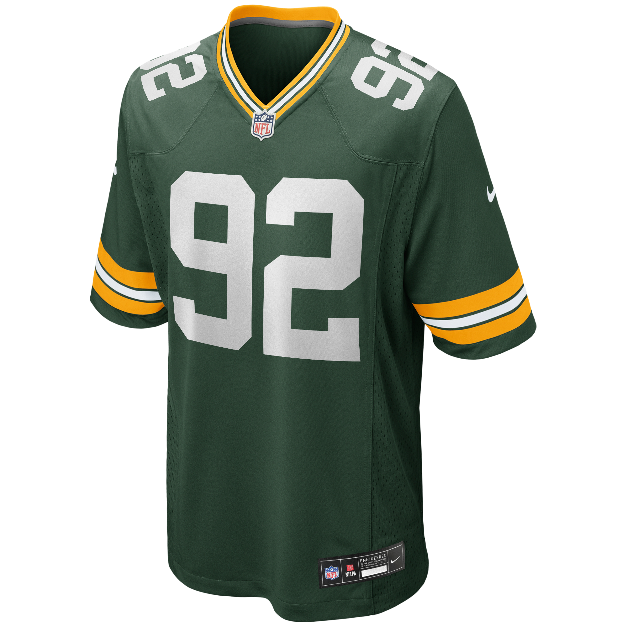 Reggie White Green Bay Packers Game Retired Player Jersey - Green - Image 3