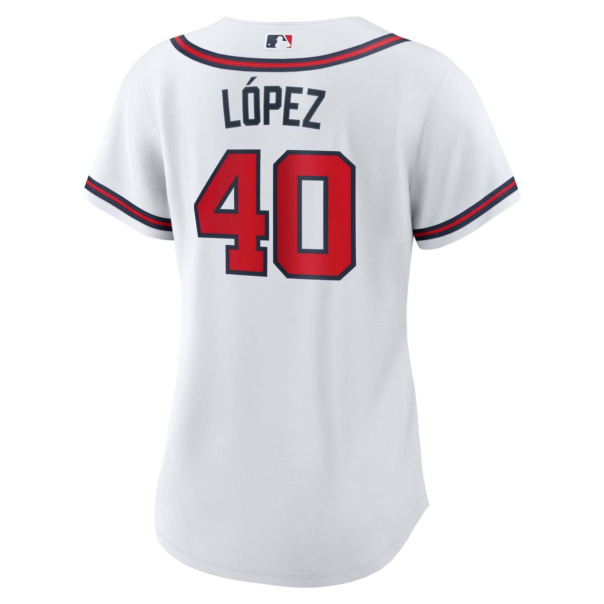 Reynaldo Lopez Atlanta Braves Women's Home Jersey - White - Image 4