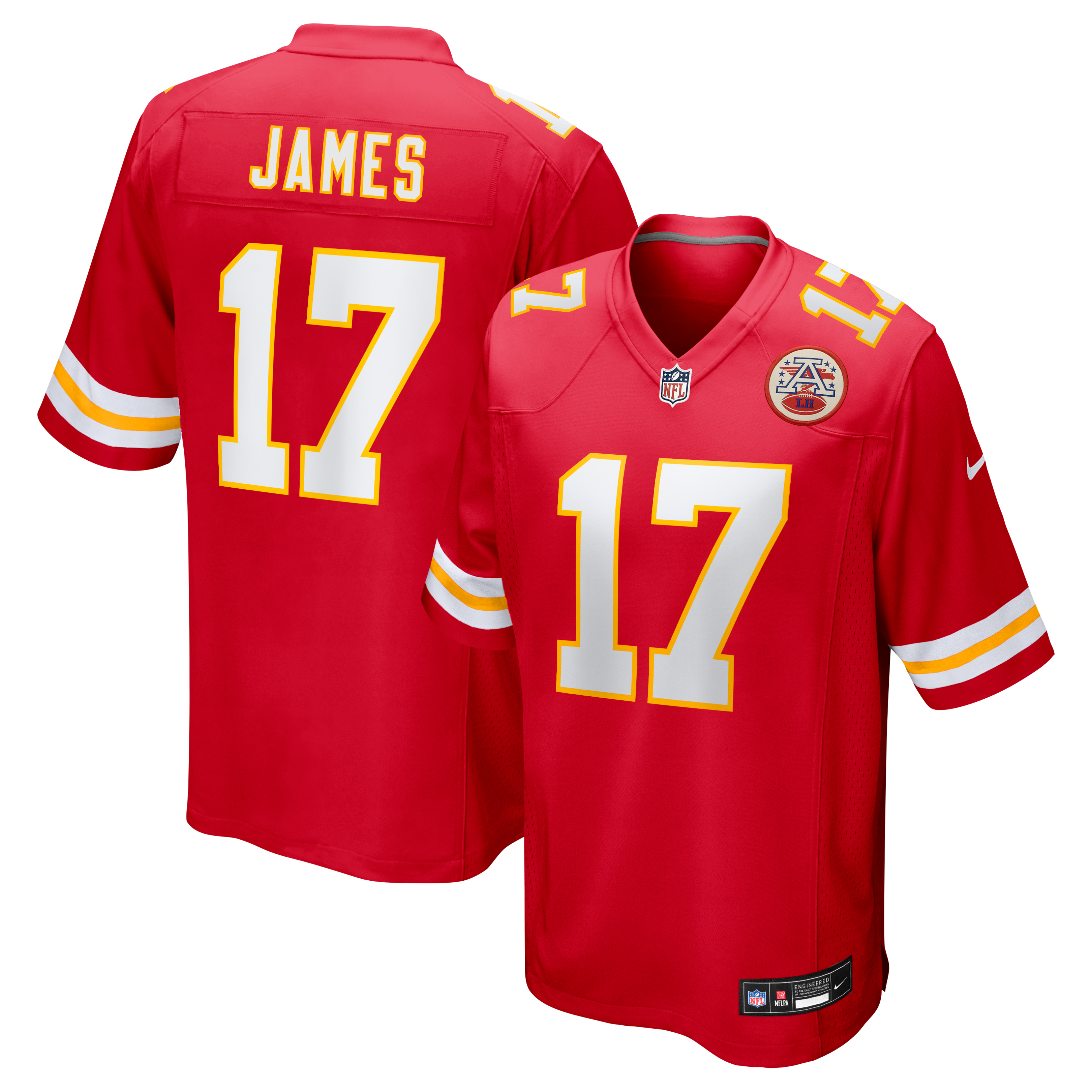 Richie James Kansas City Chiefs Game Jersey - Red - Image 2
