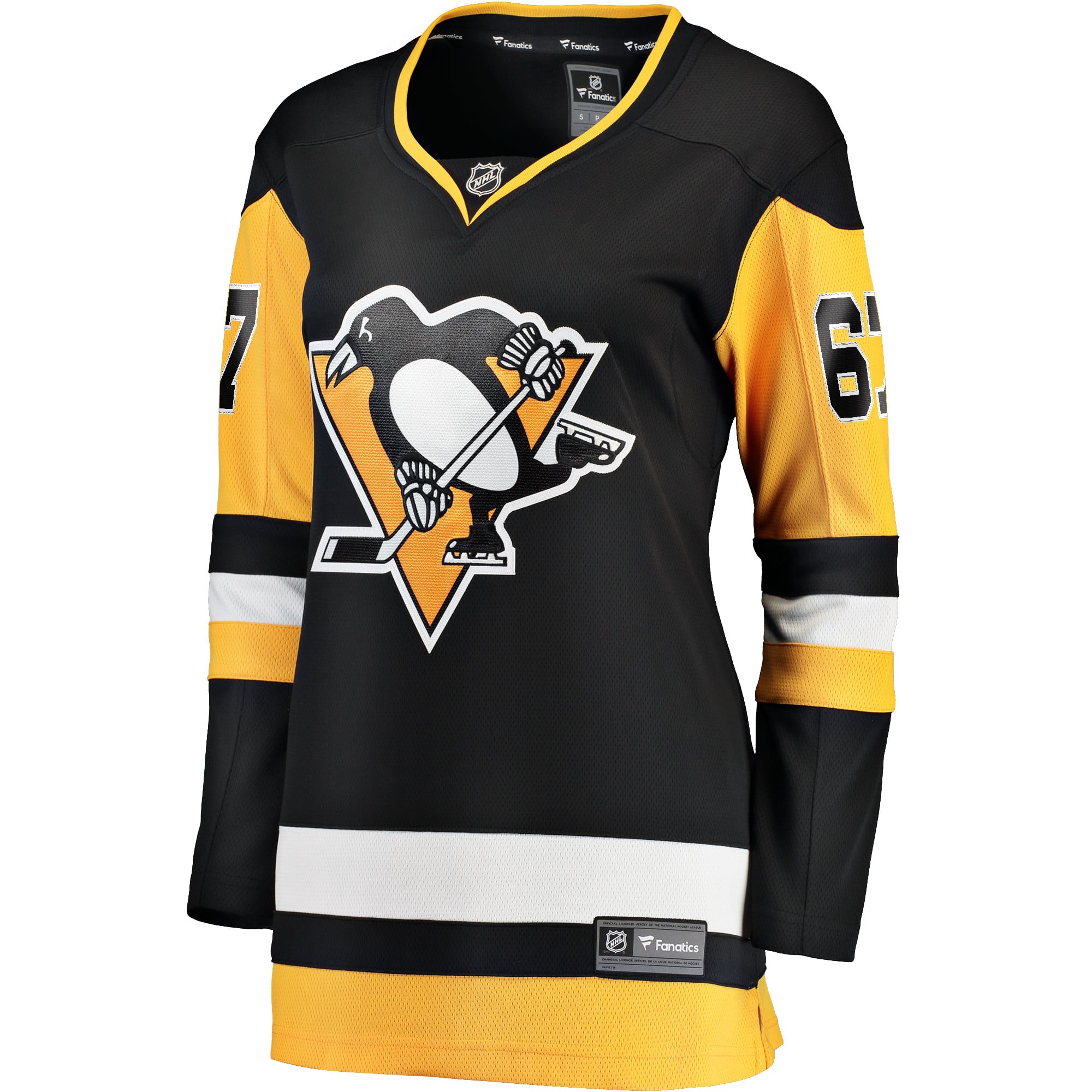 Rickard Rakell Pittsburgh Penguins Women's Home Breakaway Player Jersey - Black - Image 3