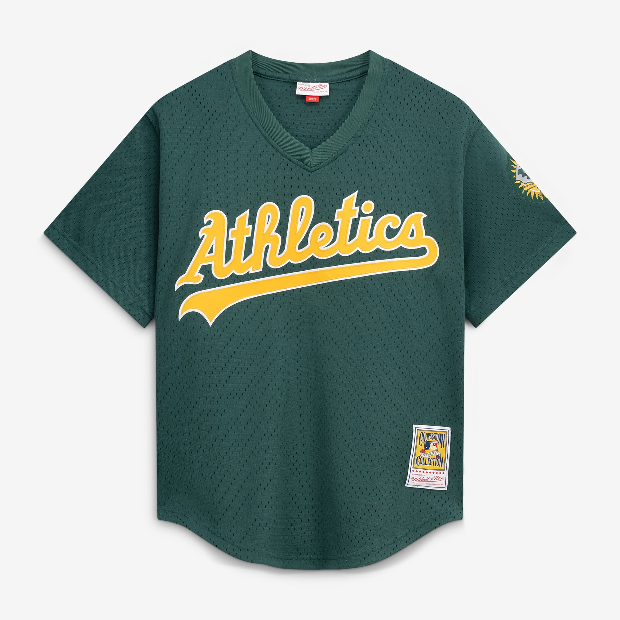 Rickey Henderson Athletics Batting Practice Jersey - Green - Image 3