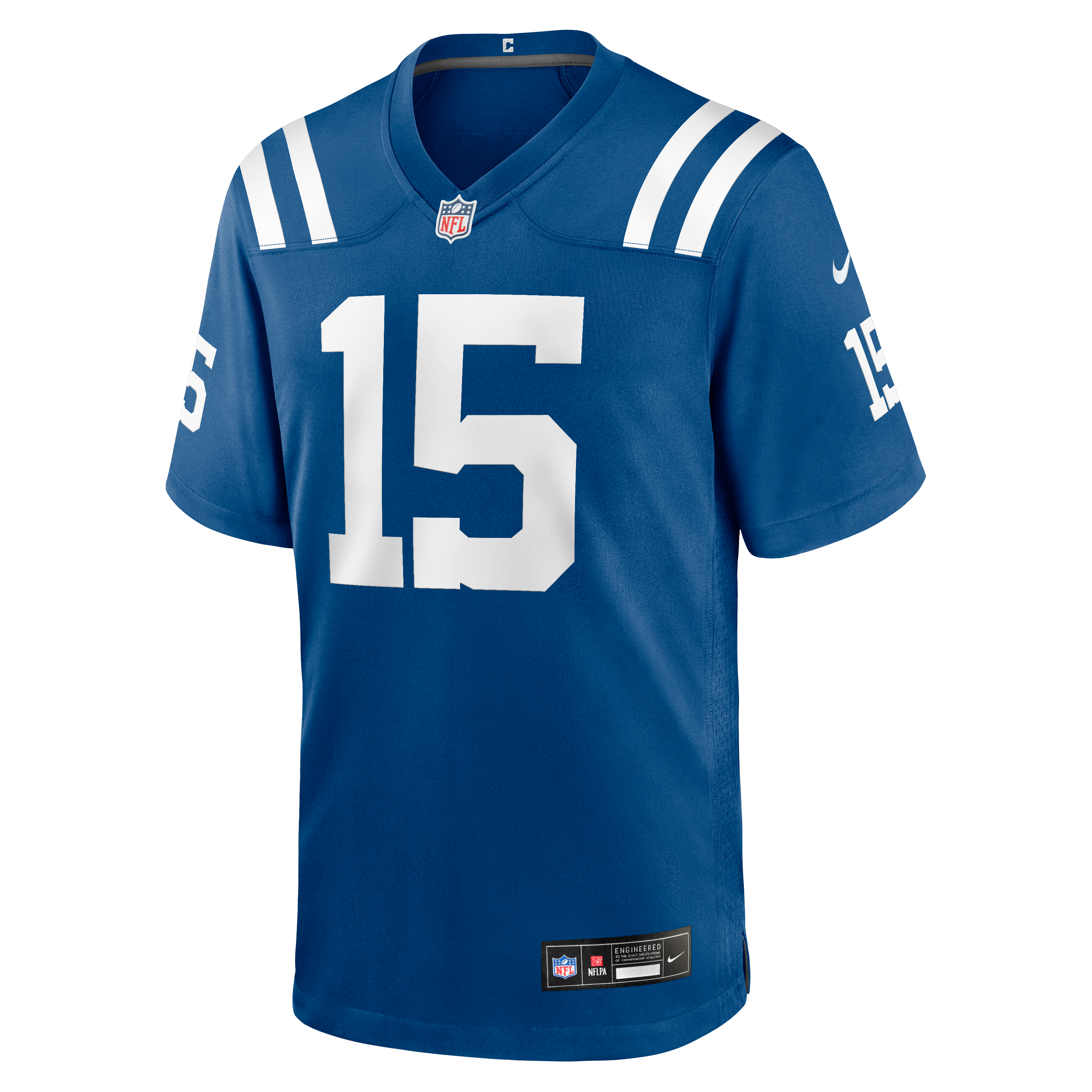 Riley Leonard Indianapolis Colts Team Game Jersey - Royal - Image 3