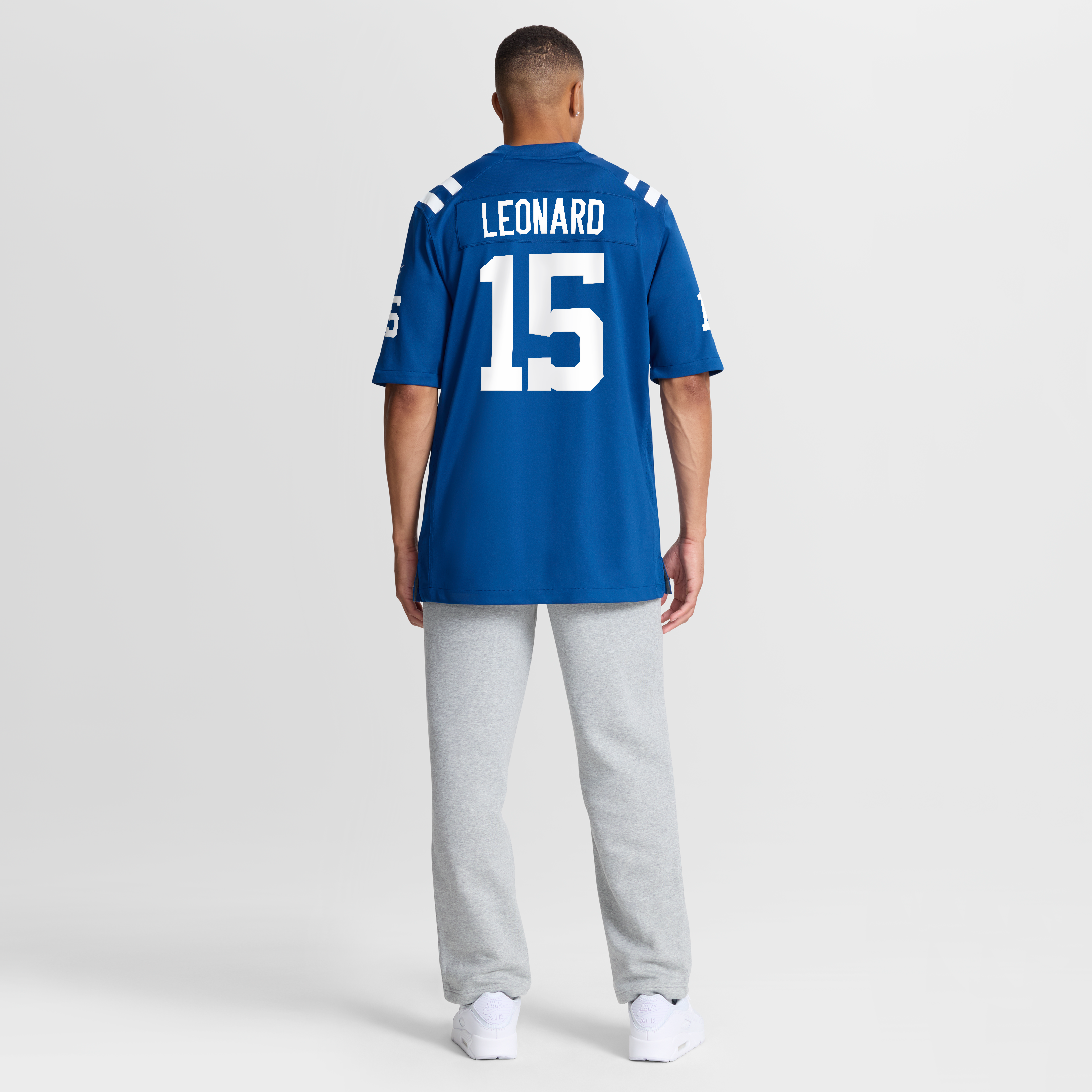 Riley Leonard Indianapolis Colts Team Game Jersey - Royal - Image 9
