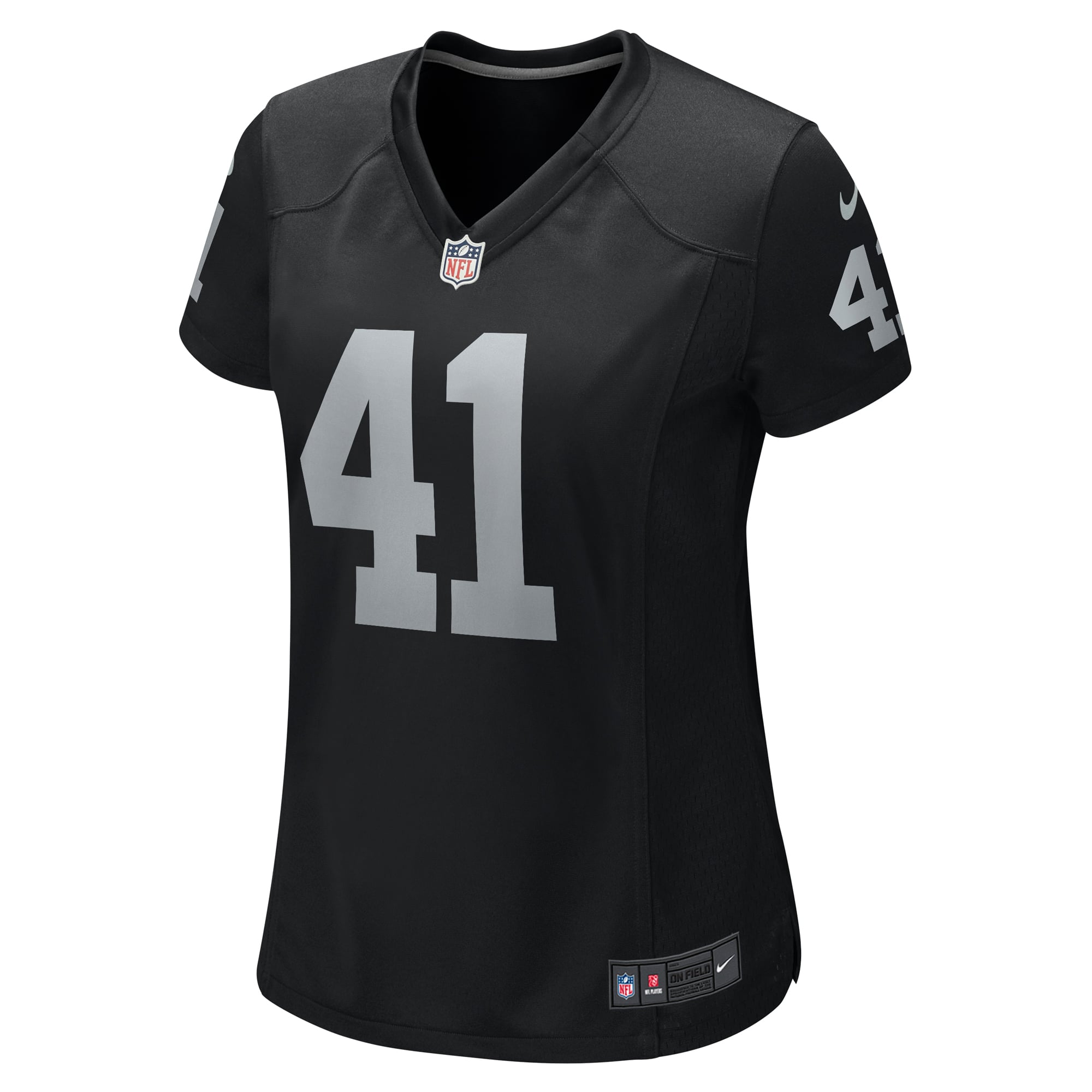 Robert Spillane Las Vegas Raiders Women's Game Player Jersey - Black - Image 3