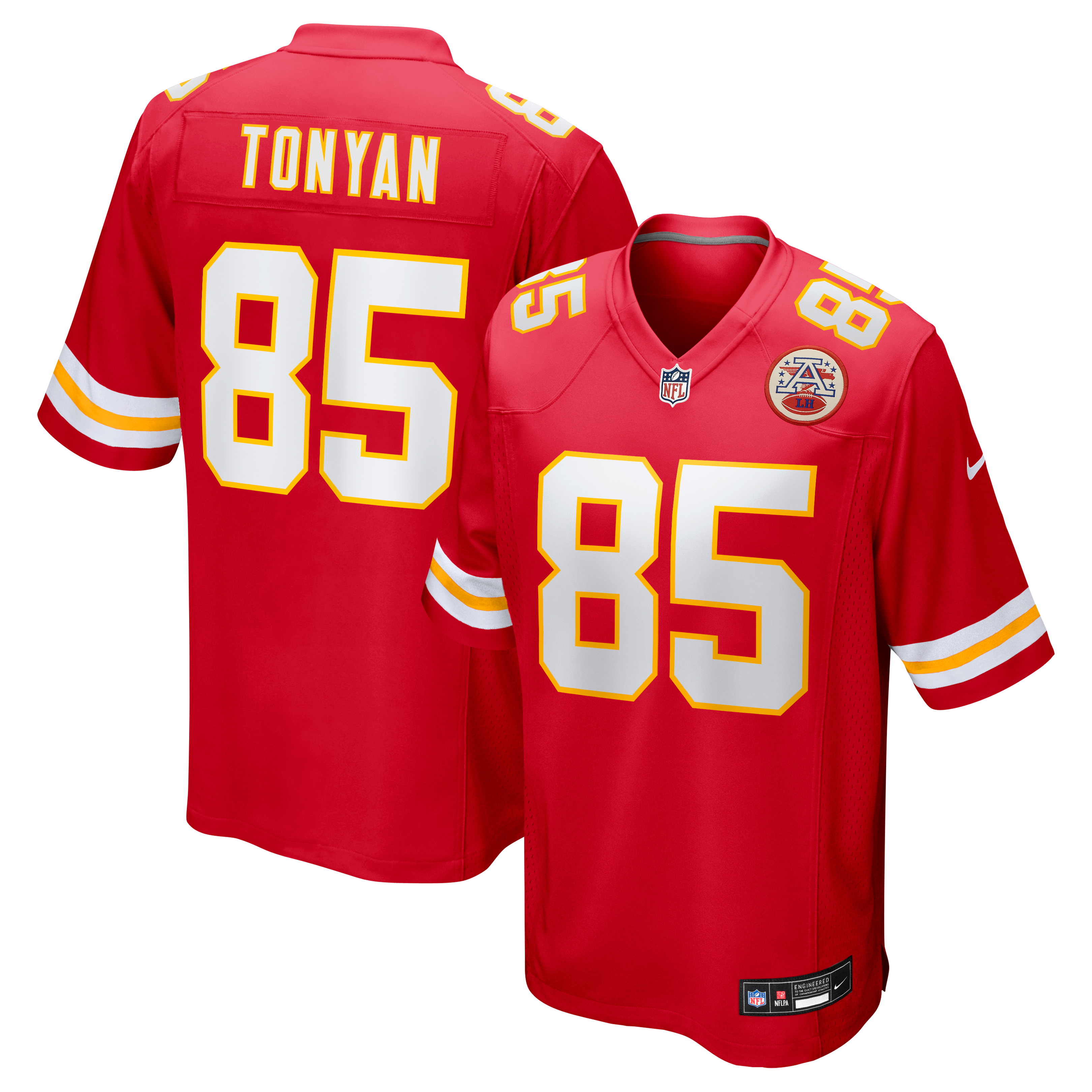 Robert Tonyan Kansas City Chiefs Team Game Jersey - Red