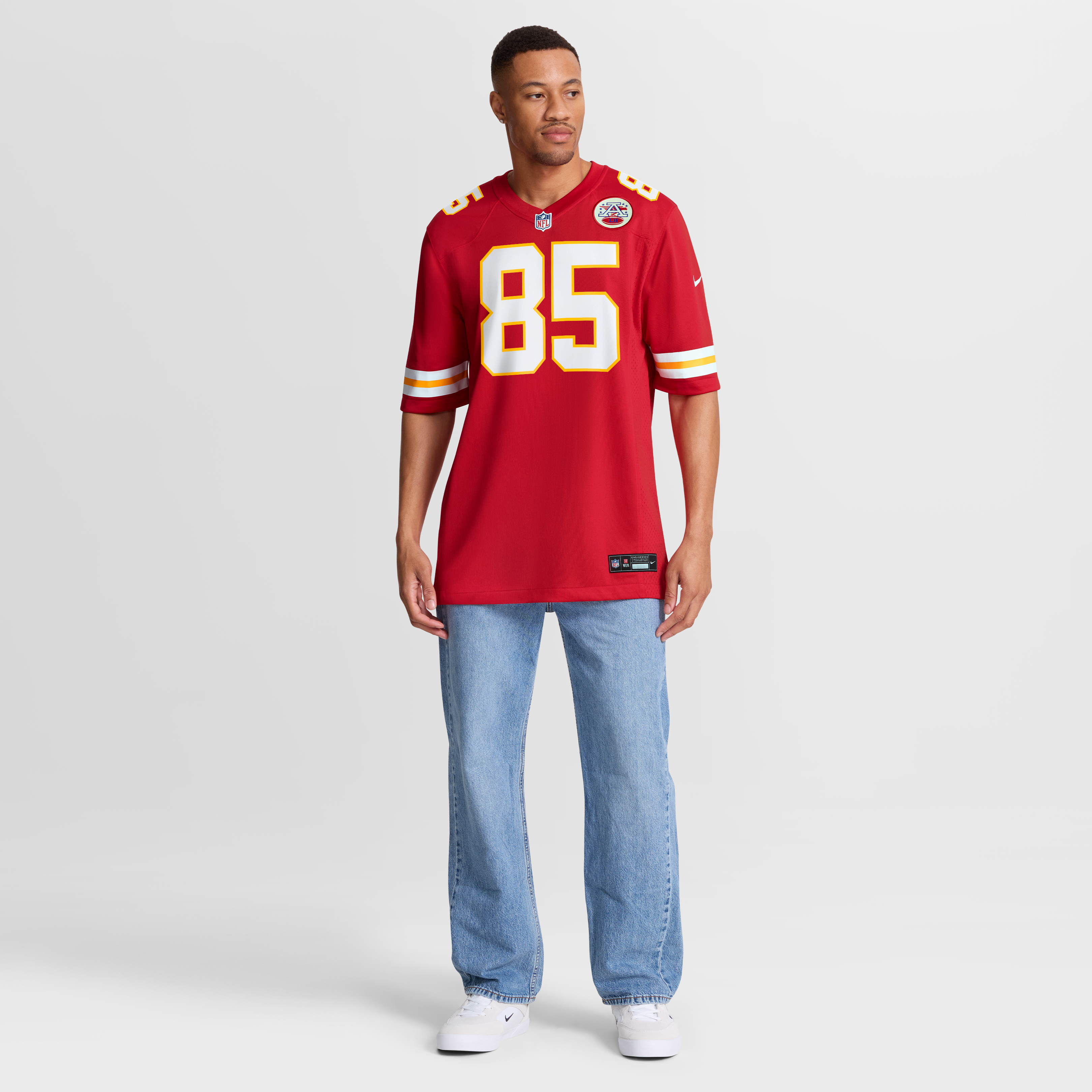 Robert Tonyan Kansas City Chiefs Team Game Jersey - Red - Image 8