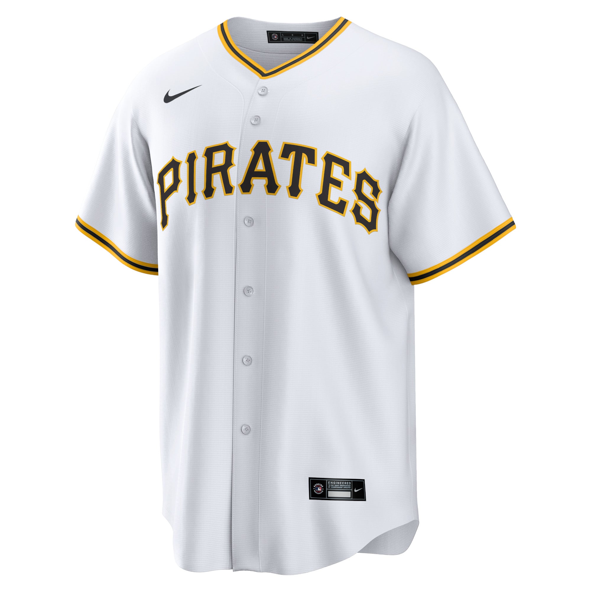 Roberto Clemente Pittsburgh Pirates Home Player Name Jersey - White - Image 3