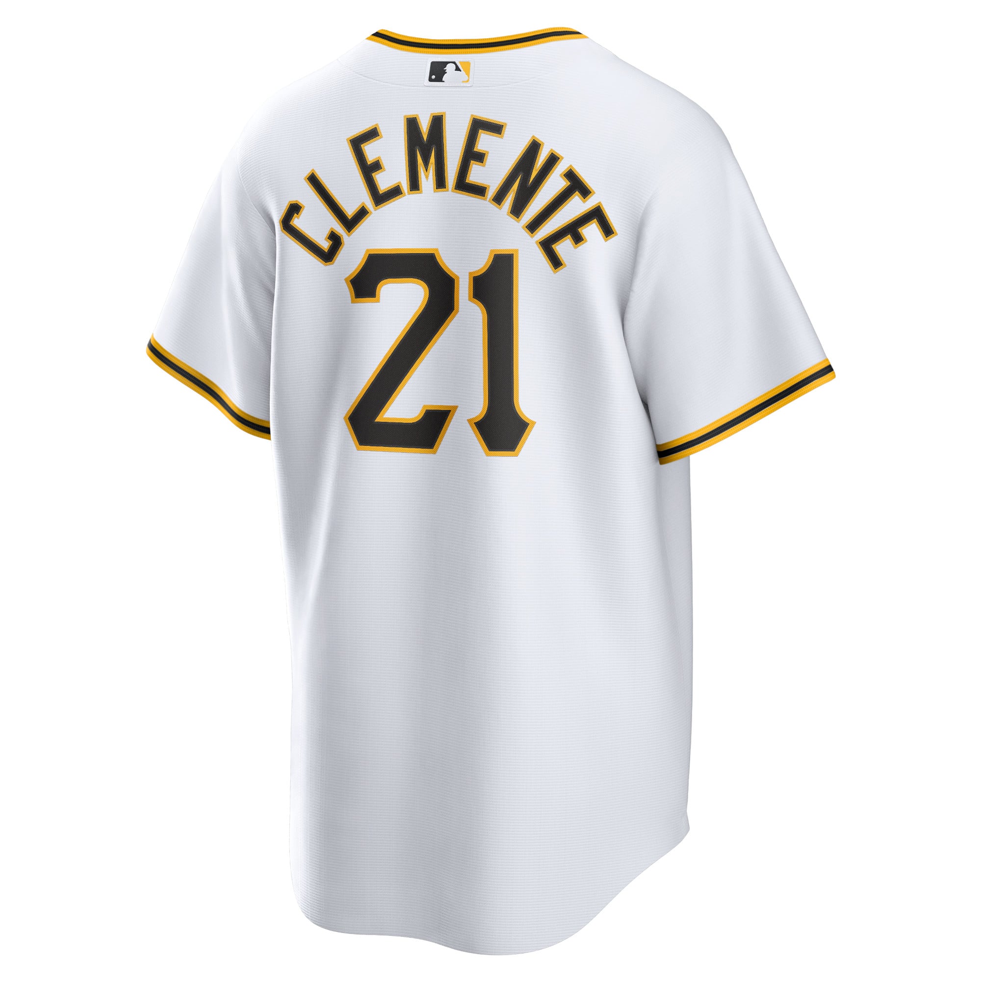 Roberto Clemente Pittsburgh Pirates Home Player Name Jersey - White - Image 4