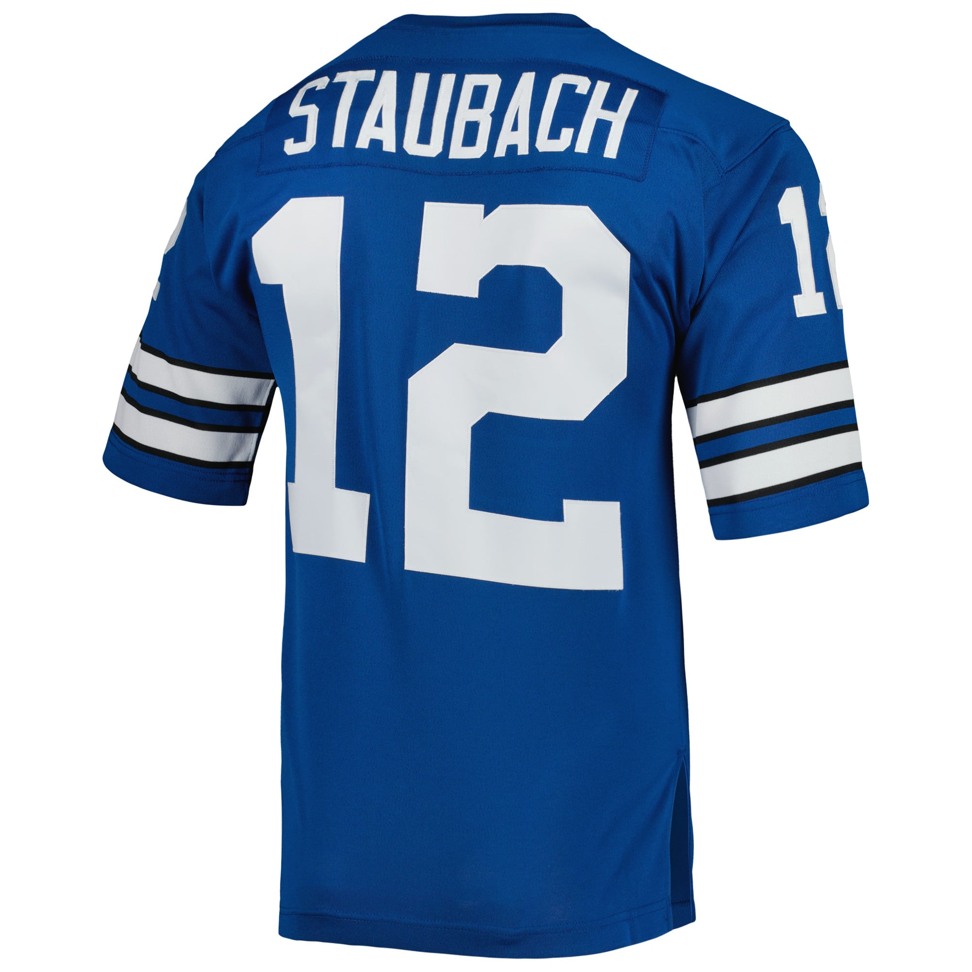 Roger Staubach Dallas Cowboys 1971 Throwback Retired Player Jersey - Royal - Image 3
