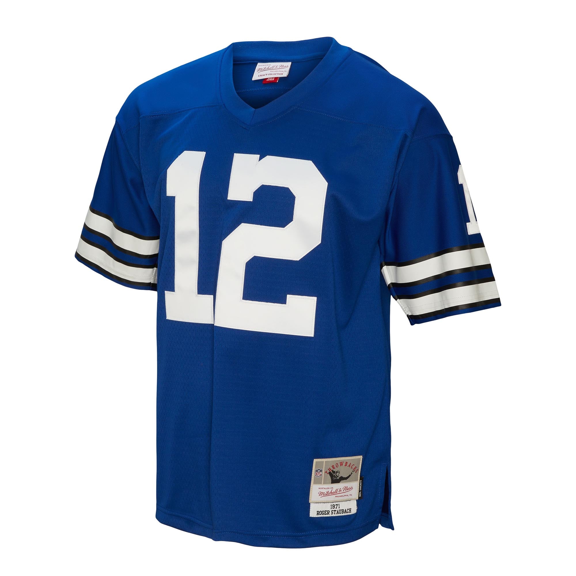 Roger Staubach Dallas Cowboys Big & Tall 1971 Legacy Retired Player Jersey - Navy - Image 3