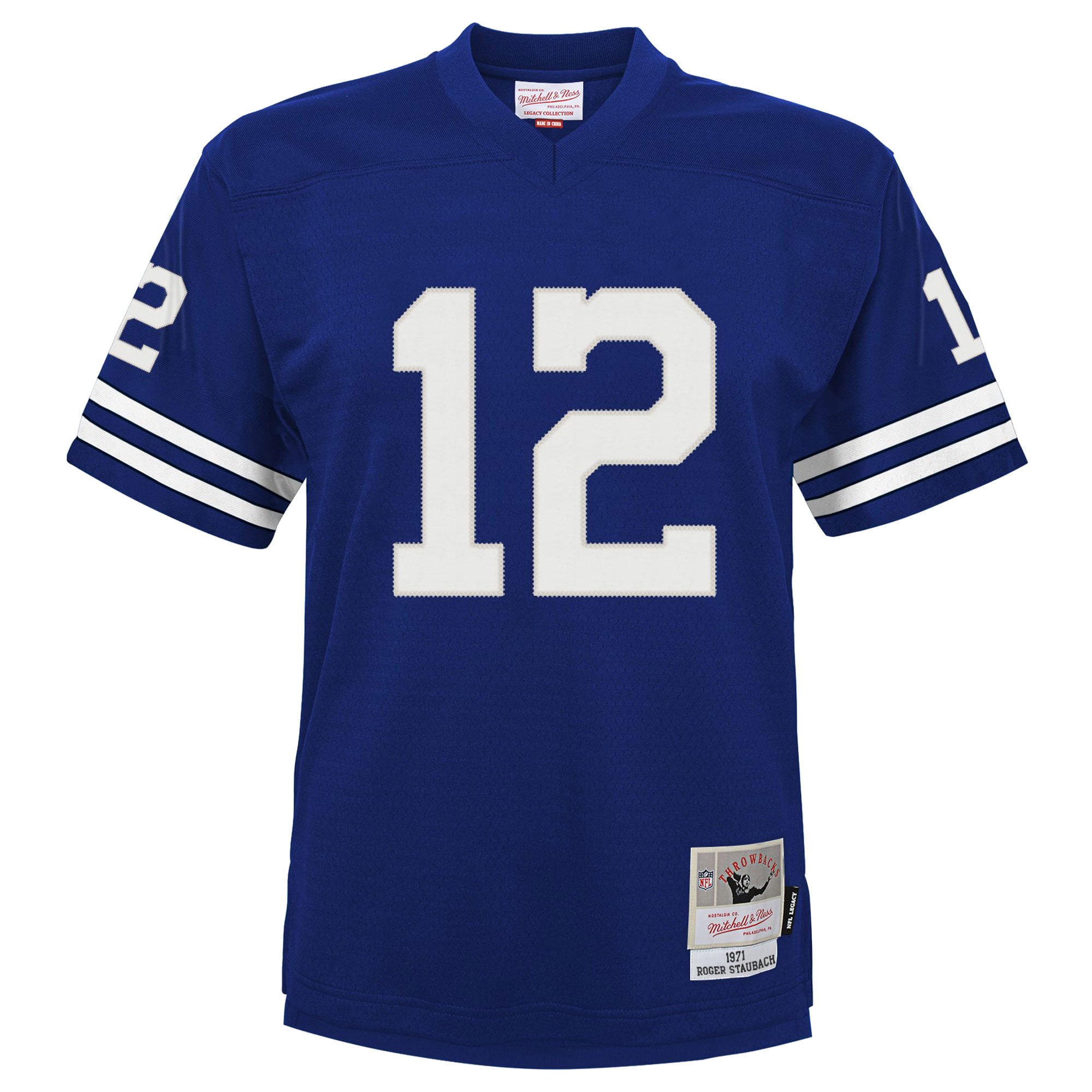 Roger Staubach Dallas Cowboys Preschool 1971 Retired Player Legacy Jersey - Navy - Image 3