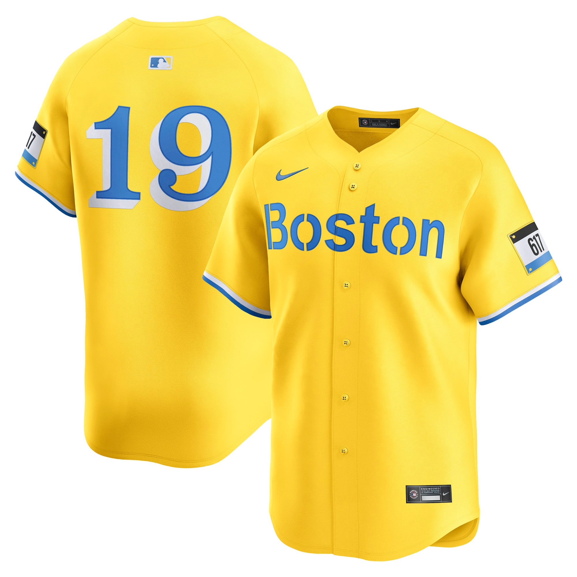 Roman Anthony Boston Red Sox City Connect Limited Jersey – Gold - Image 2