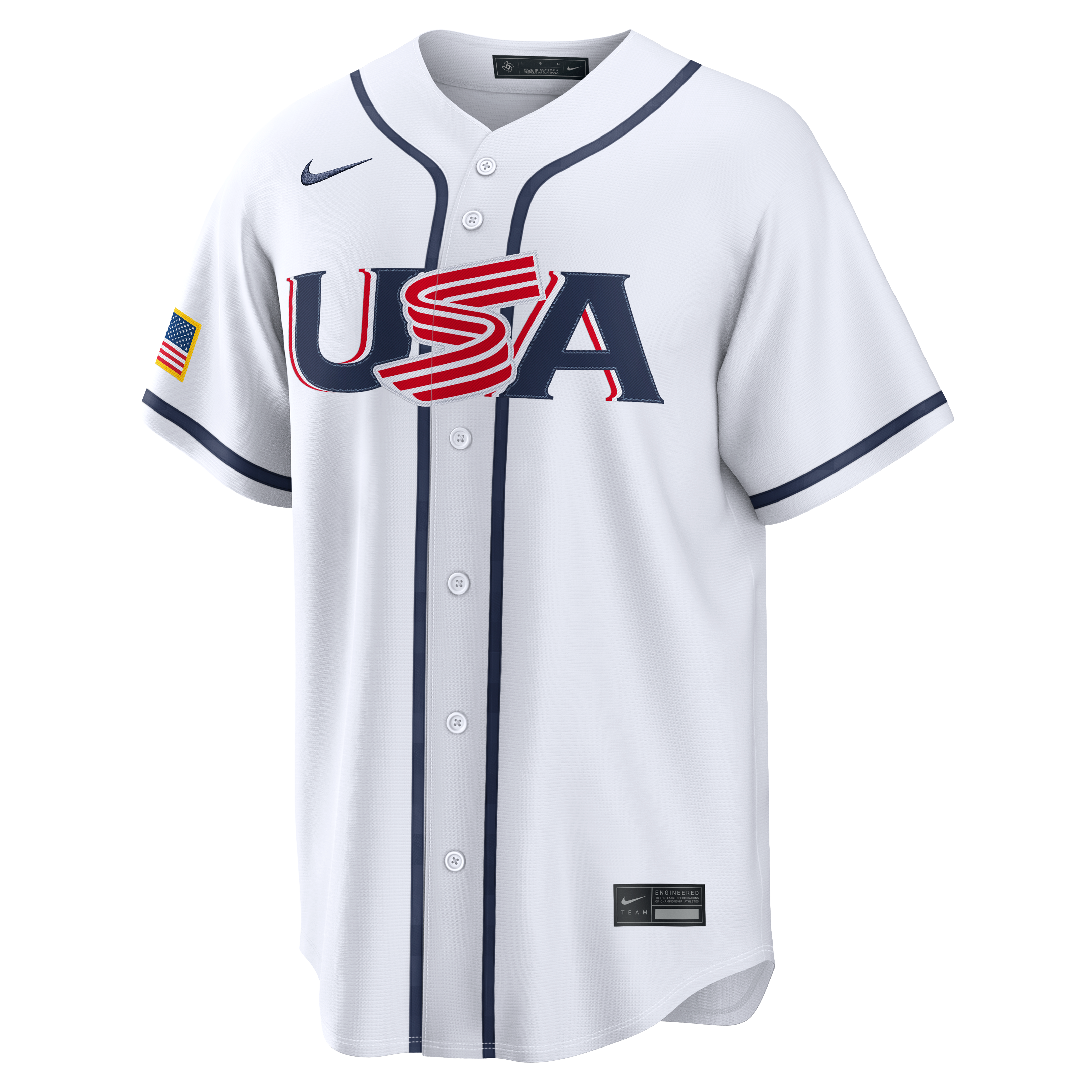 Roman Anthony USA Baseball 2026 World Baseball Classic Home Stadium Jersey - White - Image 3