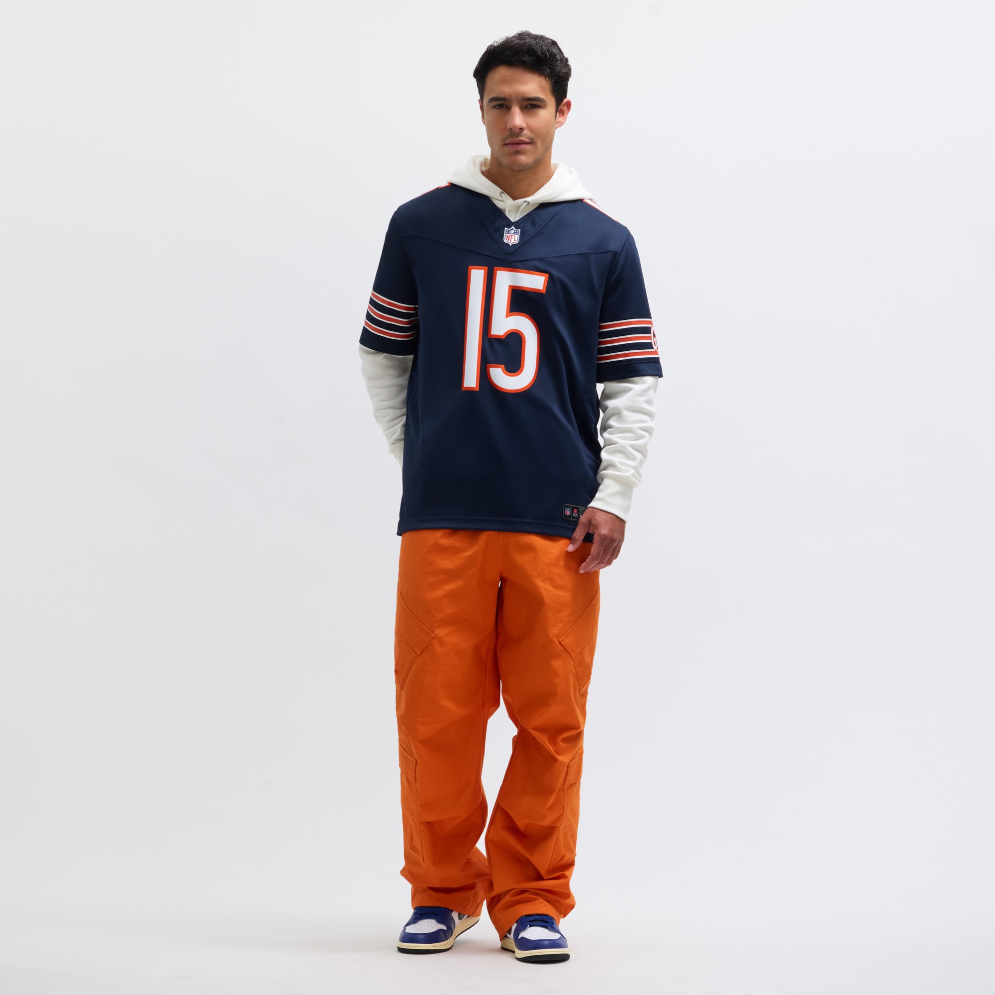 Rome Odunze Chicago Bears Vapor F.U.S.E. Limited Jersey - Navy - Image 7