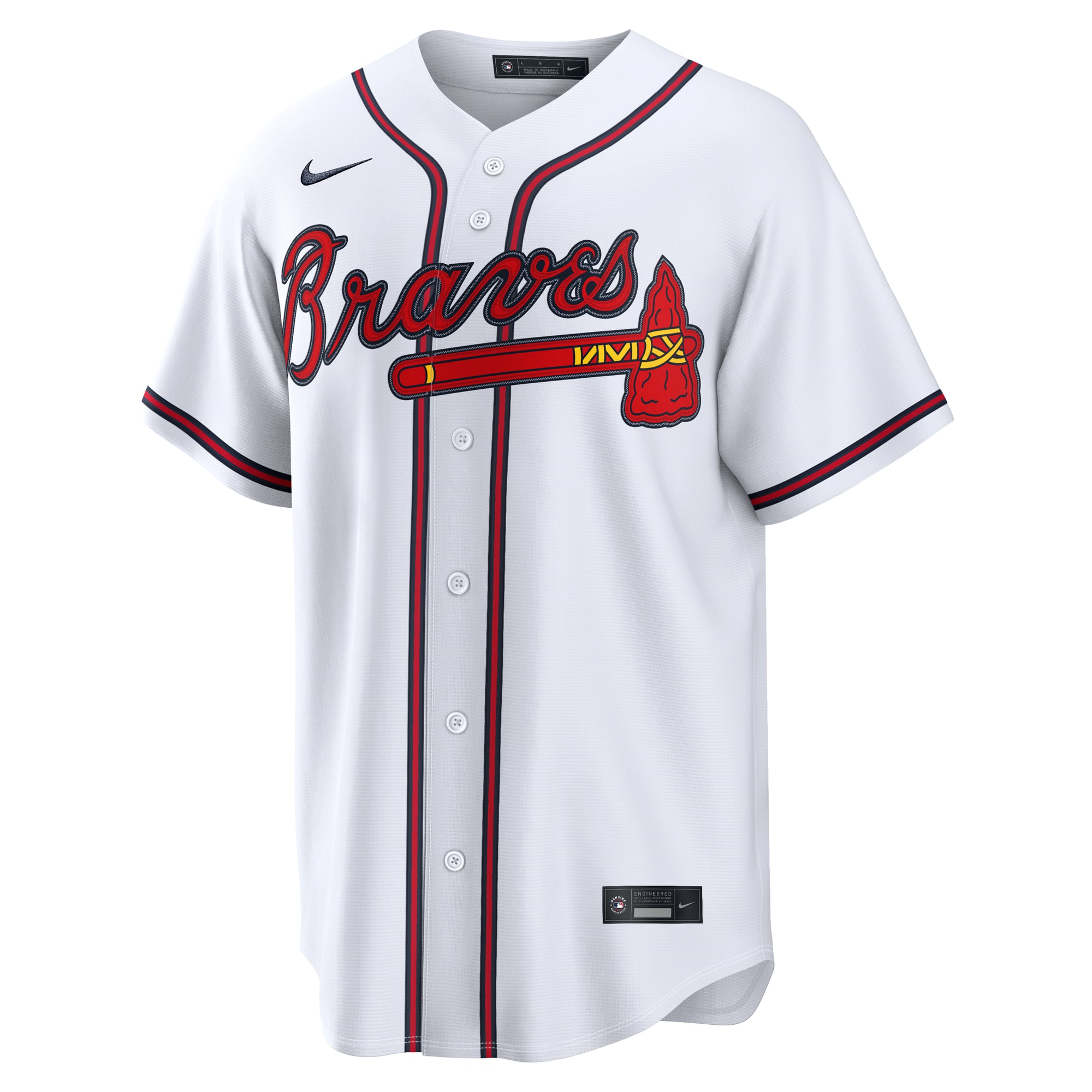 Ronald Acuña Jr. Atlanta Braves Home Jersey - White - Image 3