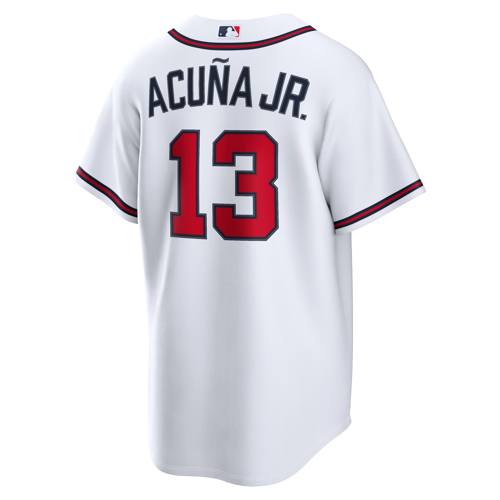 Ronald Acuña Jr. Atlanta Braves Home Jersey - White - Image 4