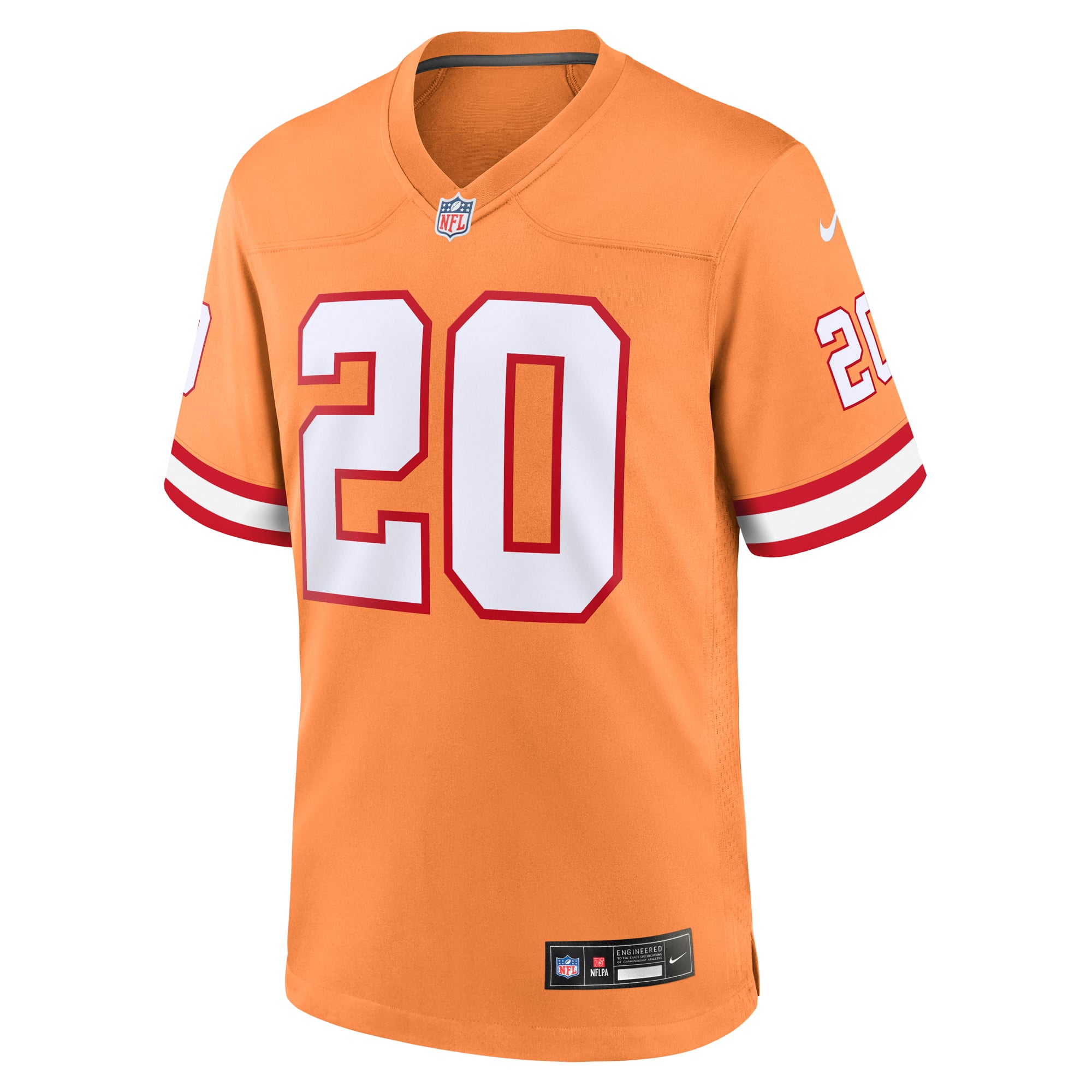 Ronde Barber Tampa Bay Buccaneers Retired Player Alternate Game Jersey - Orange - Image 3