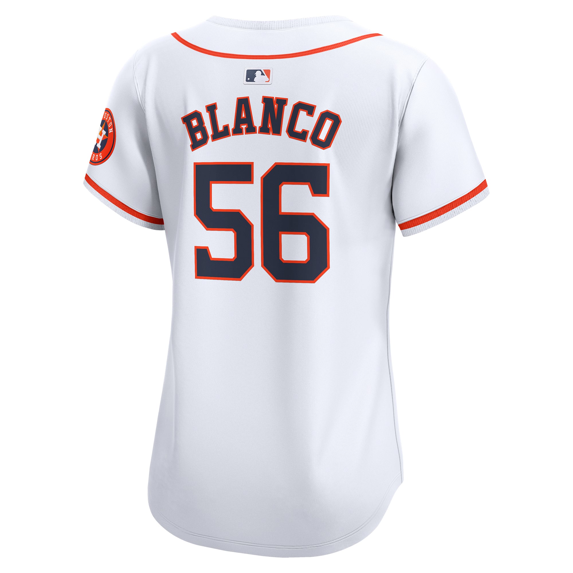 Ronel Blanco Houston Astros Women's Home Limited Jersey - White - Image 4