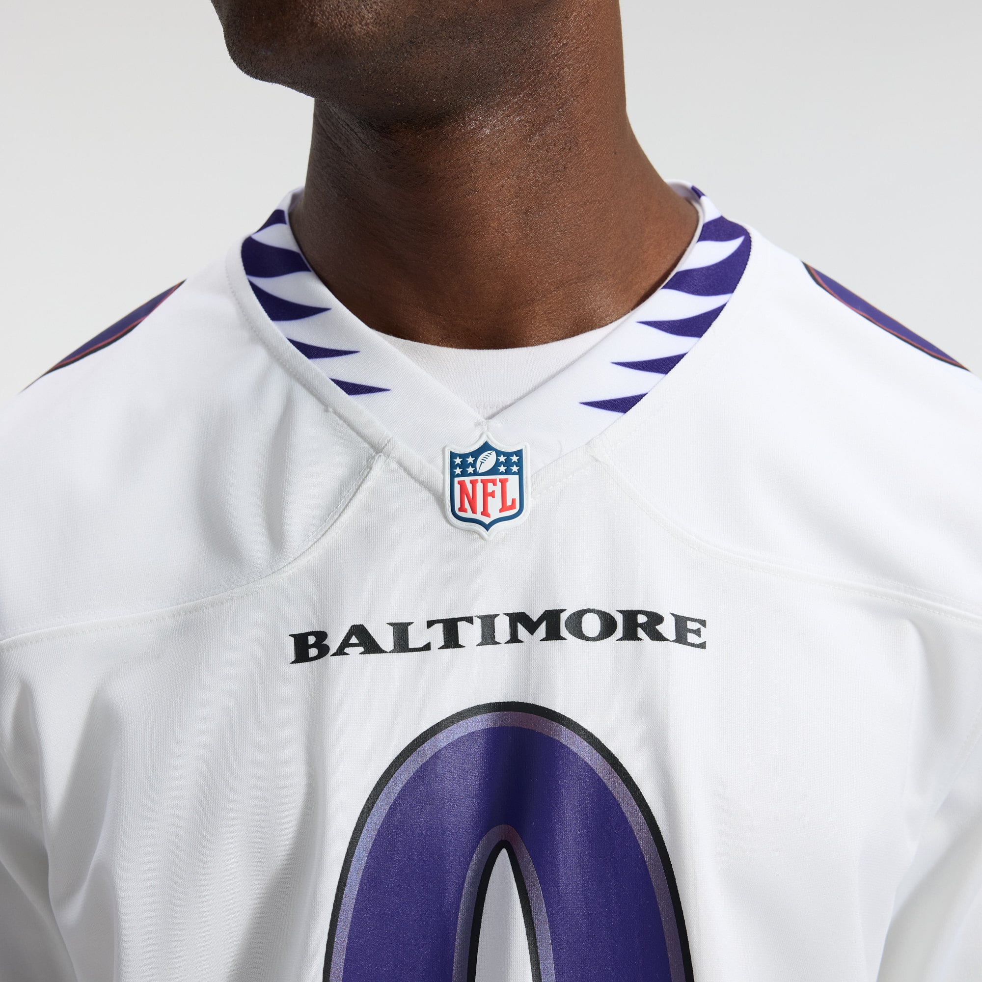 Roquan Smith Baltimore Ravens Alternate Game Jersey - White - Image 11