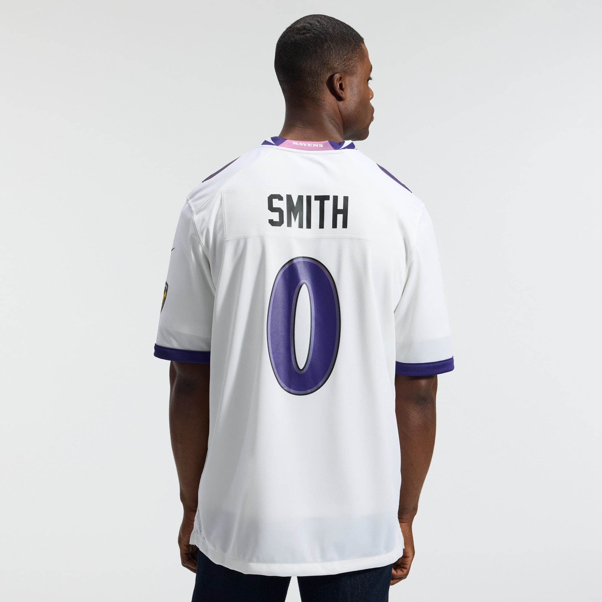 Roquan Smith Baltimore Ravens Alternate Game Jersey - White - Image 5