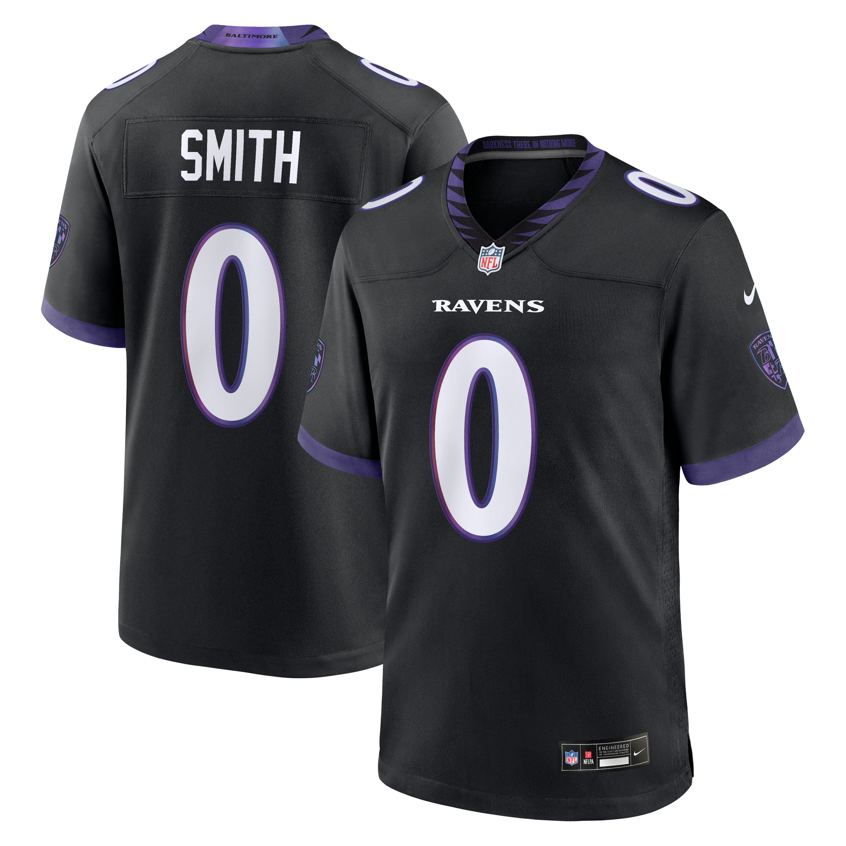 Roquan Smith Baltimore Ravens Game Jersey - Black