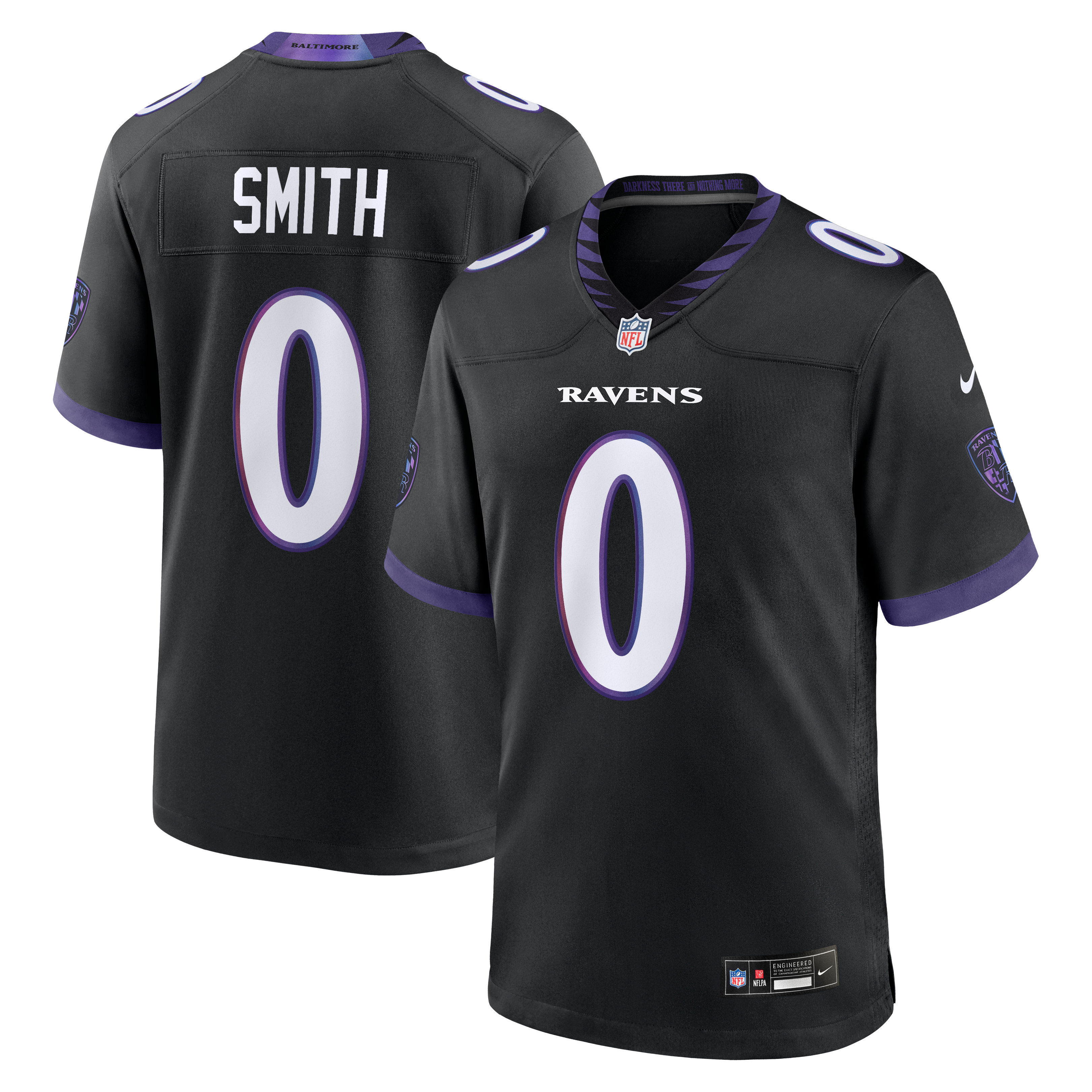 Roquan Smith Baltimore Ravens Game Jersey - Black - Image 2