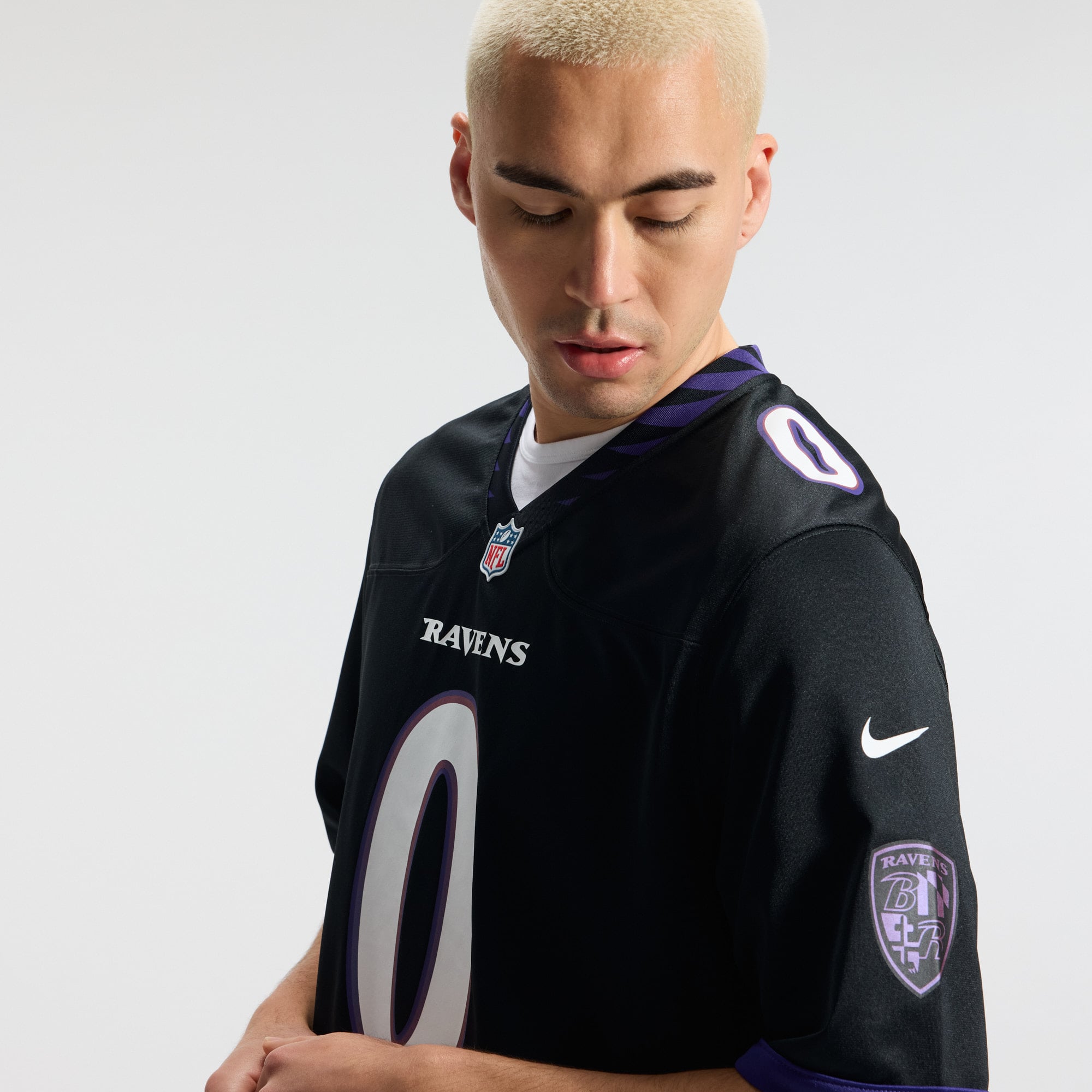 Roquan Smith Baltimore Ravens Game Jersey - Black - Image 12
