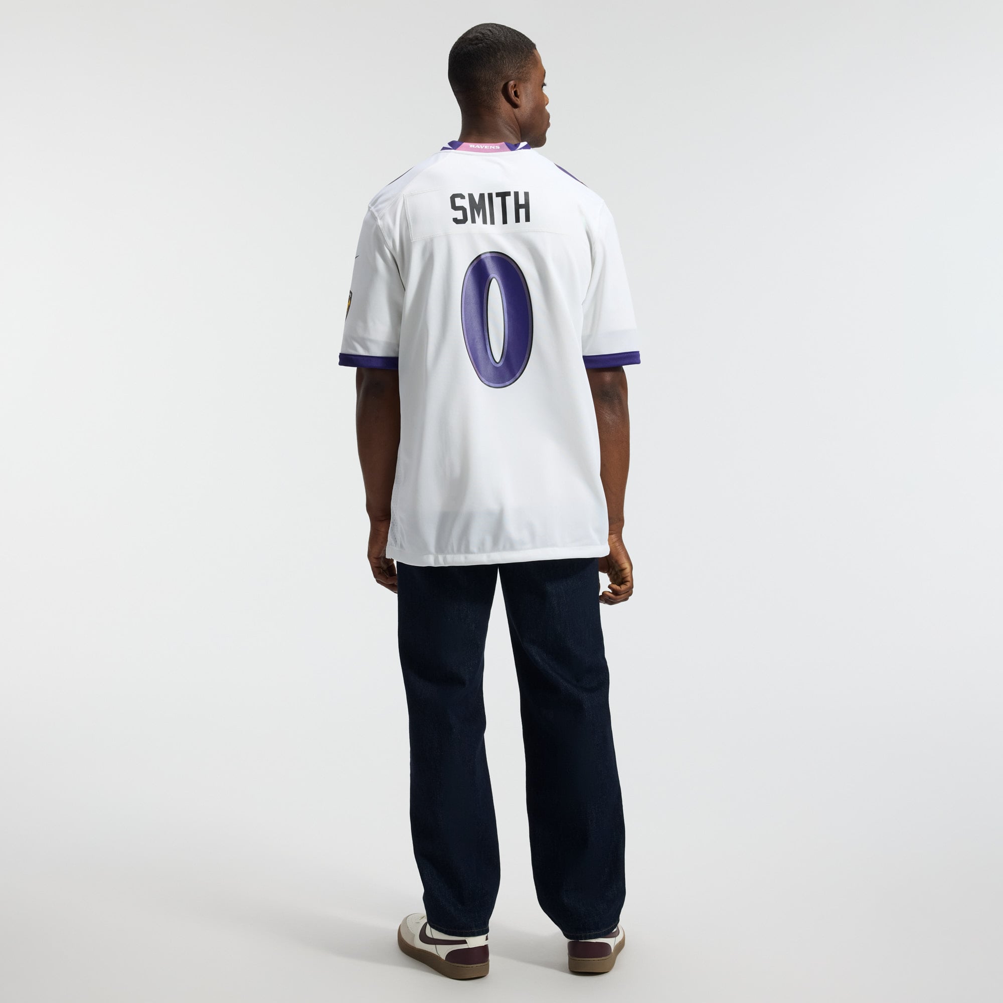 Roquan Smith Baltimore Ravens Game Jersey - White - Image 7