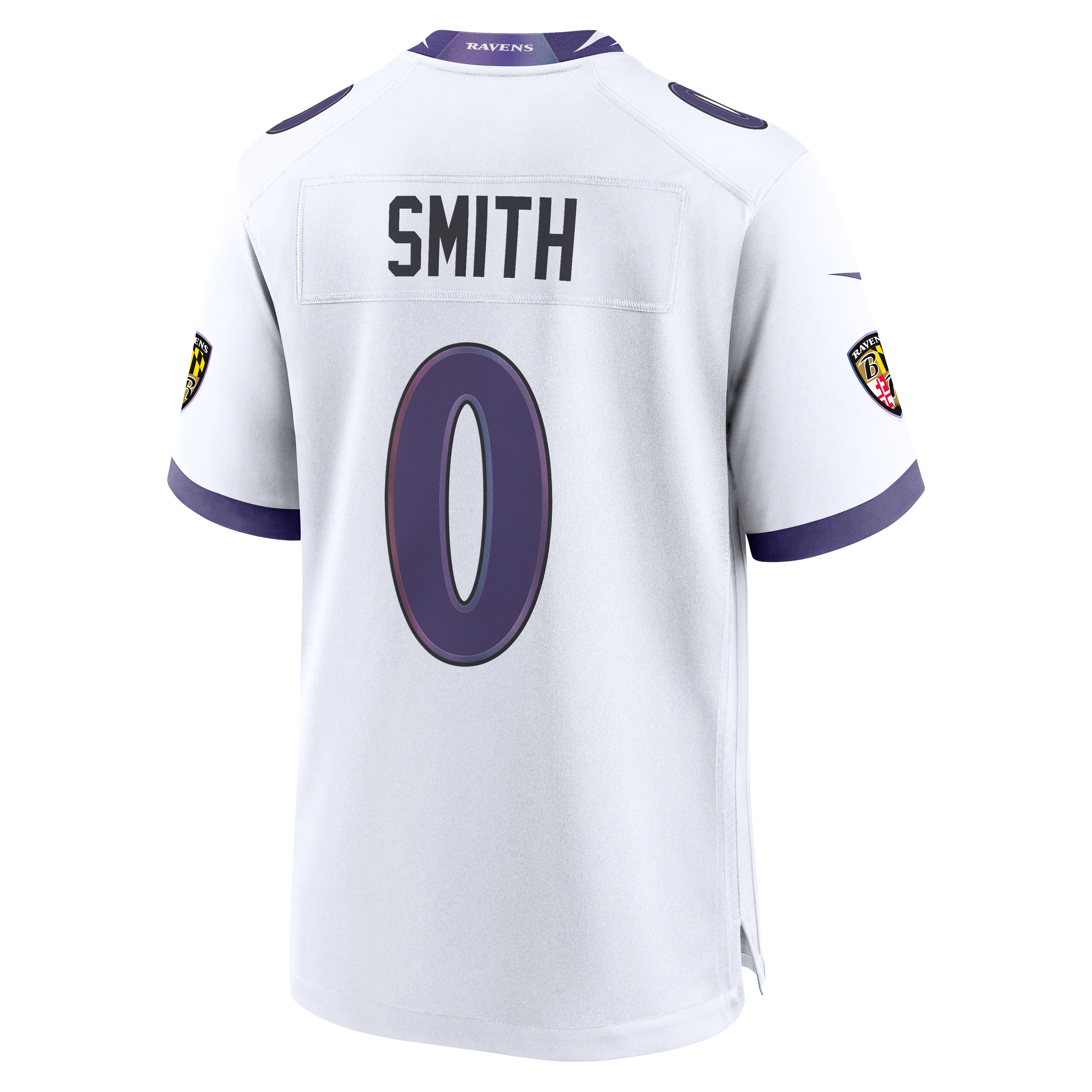 Roquan Smith Baltimore Ravens Game Jersey - White - Image 9