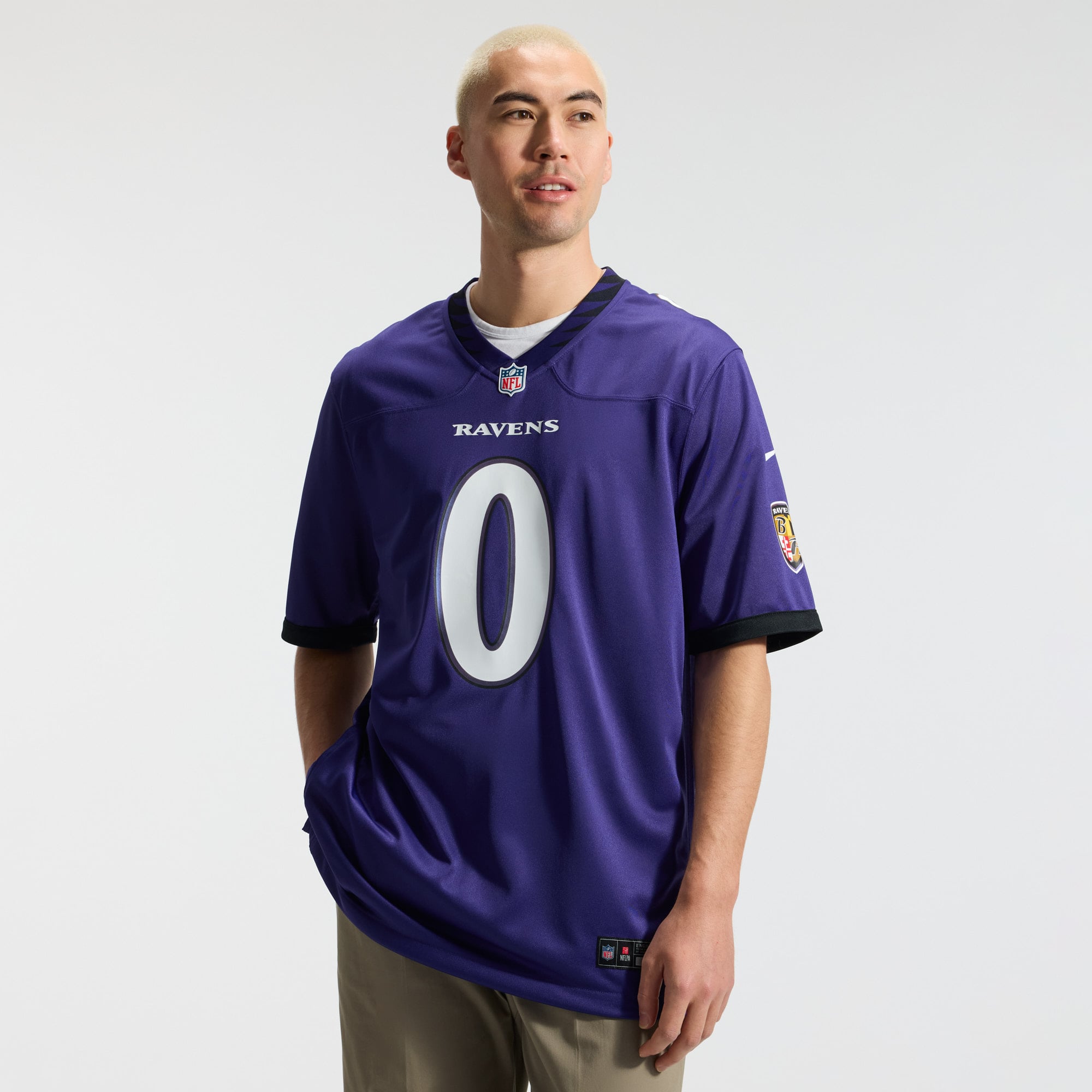 Roquan Smith Baltimore Ravens Team Game Jersey - Purple - Image 3