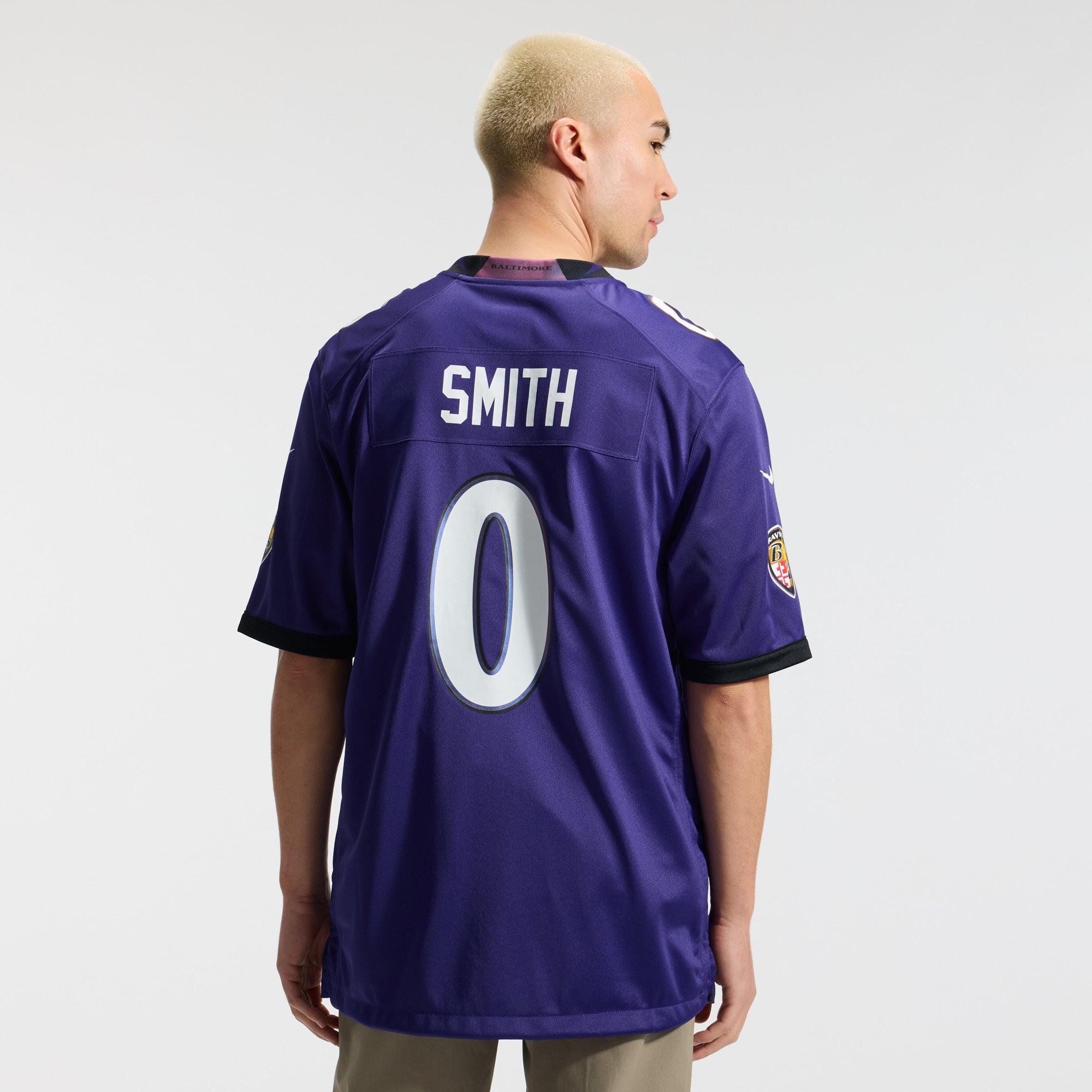 Roquan Smith Baltimore Ravens Team Game Jersey - Purple - Image 4