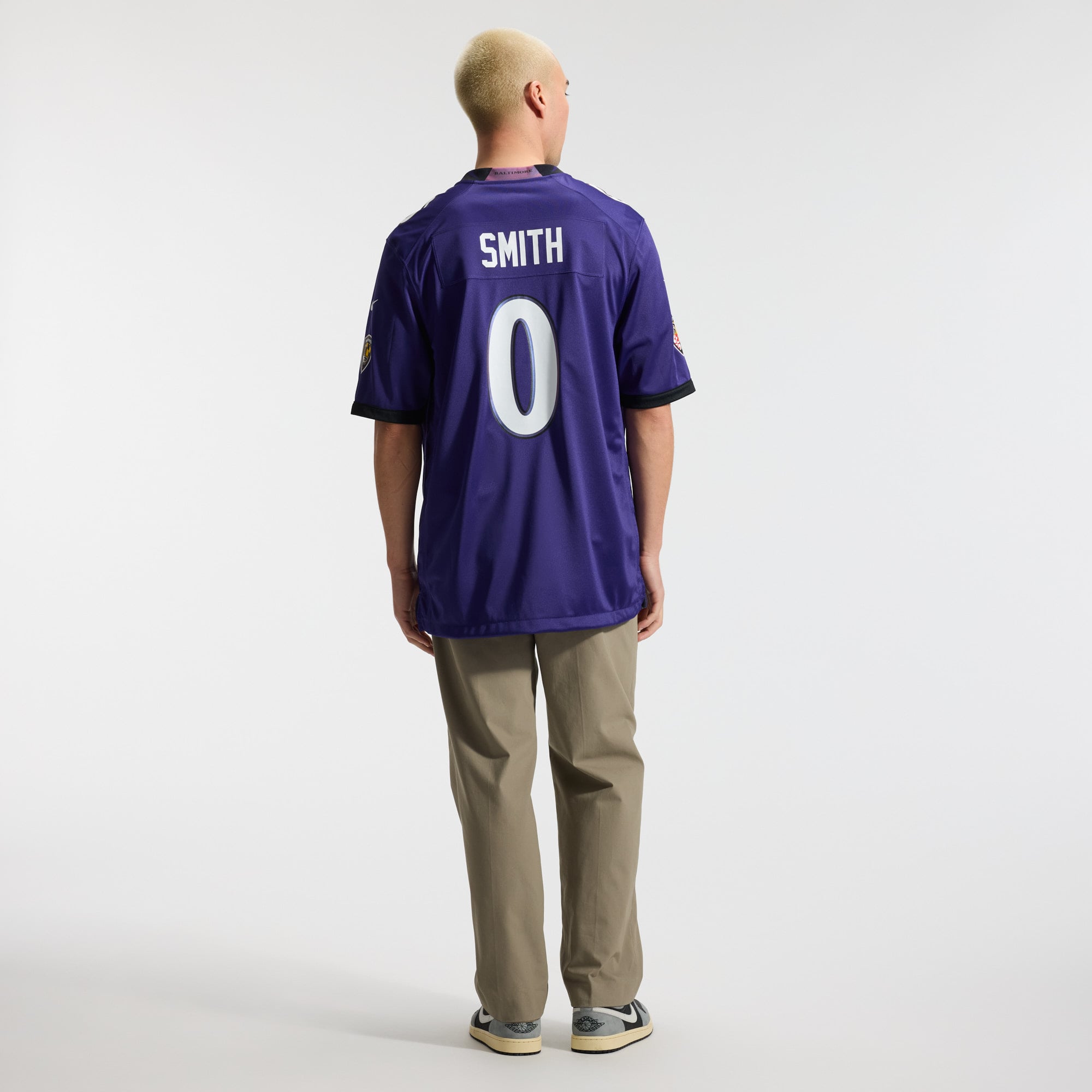 Roquan Smith Baltimore Ravens Team Game Jersey - Purple - Image 6