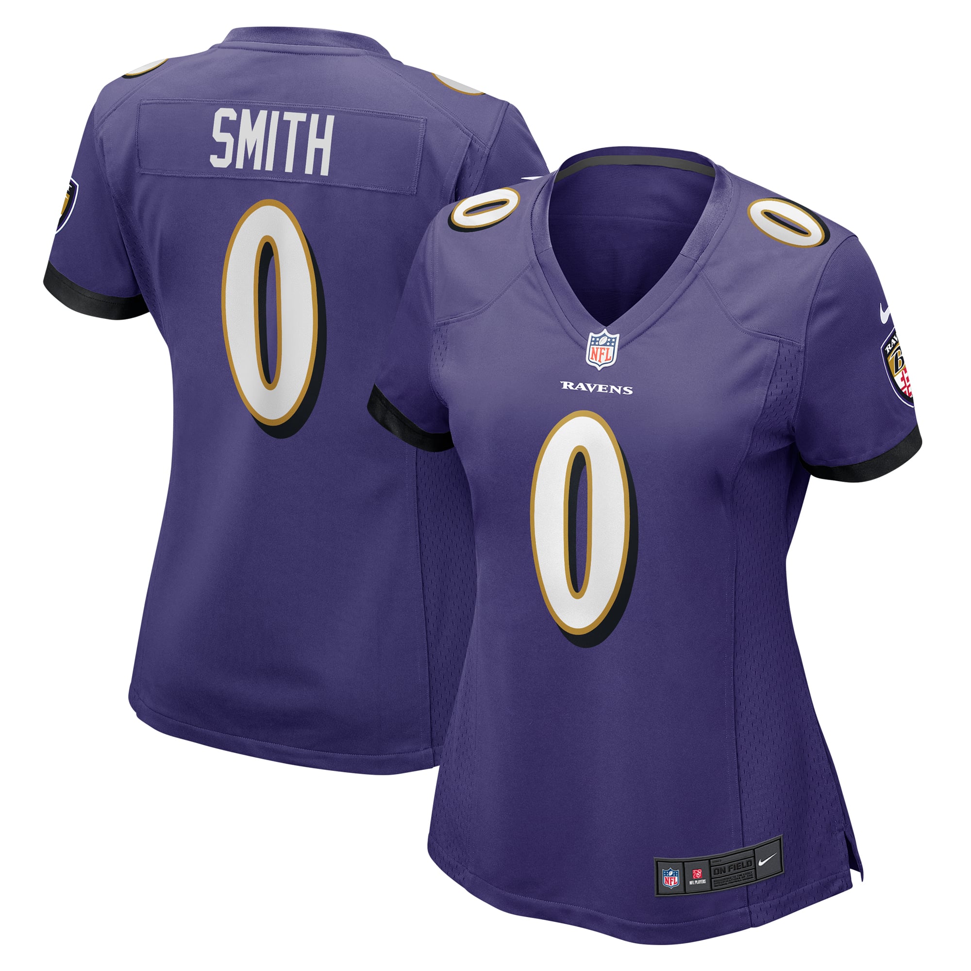 Roquan Smith Baltimore Ravens Women's Team Game Jersey - Purple - Image 2