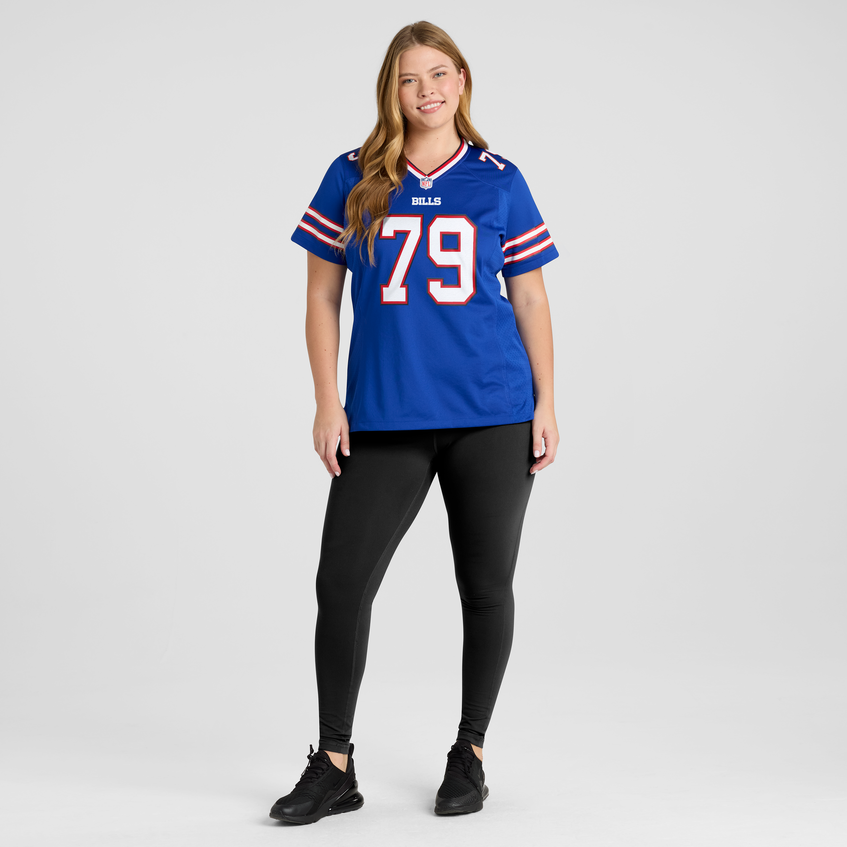 Ruben Brown Buffalo Bills Women's Game Retired Player Jersey - Royal - Image 7