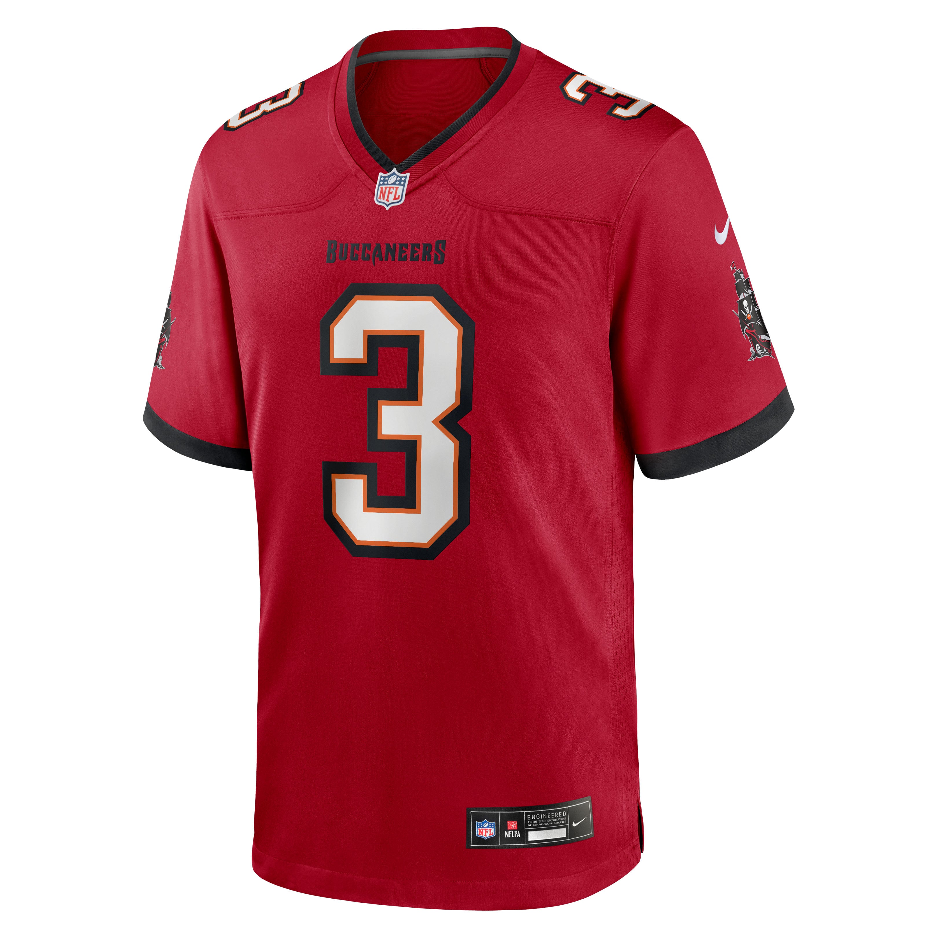 Rueben Bain Jr. Tampa Bay Buccaneers 2026 Draft First Round Pick No. 15 Team Game Jersey - Red - Image 5