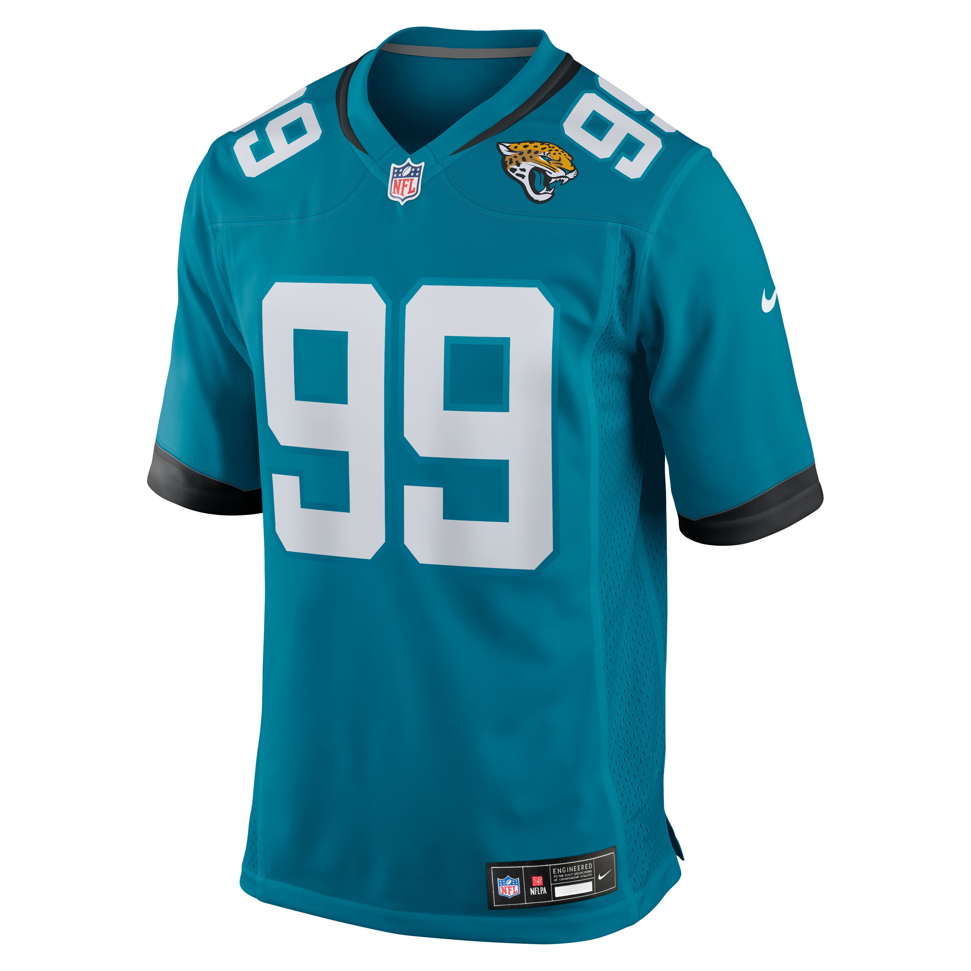 Ruke Orhorhoro Jacksonville Jaguars Team Game Jersey - Teal - Image 3
