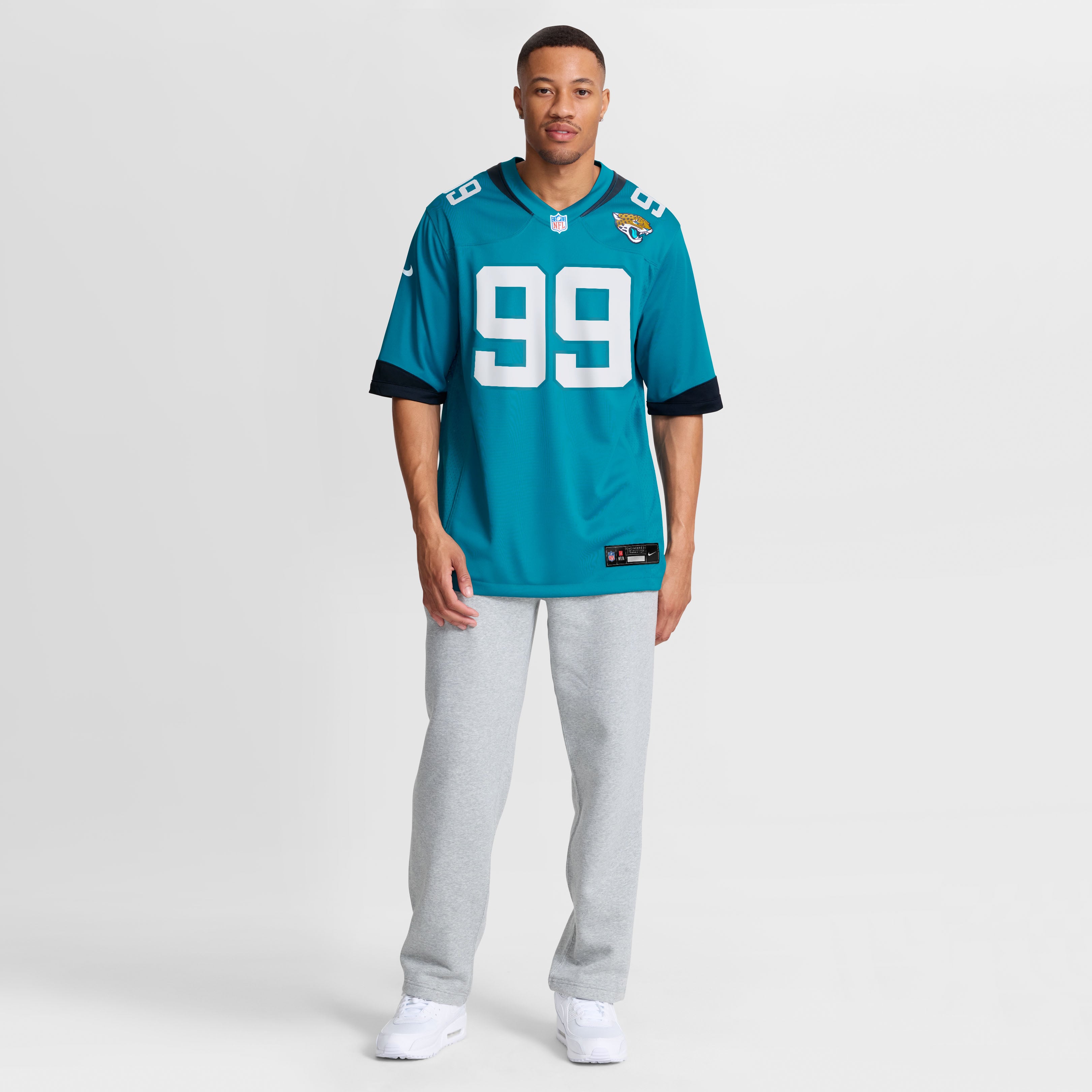 Ruke Orhorhoro Jacksonville Jaguars Team Game Jersey - Teal - Image 5