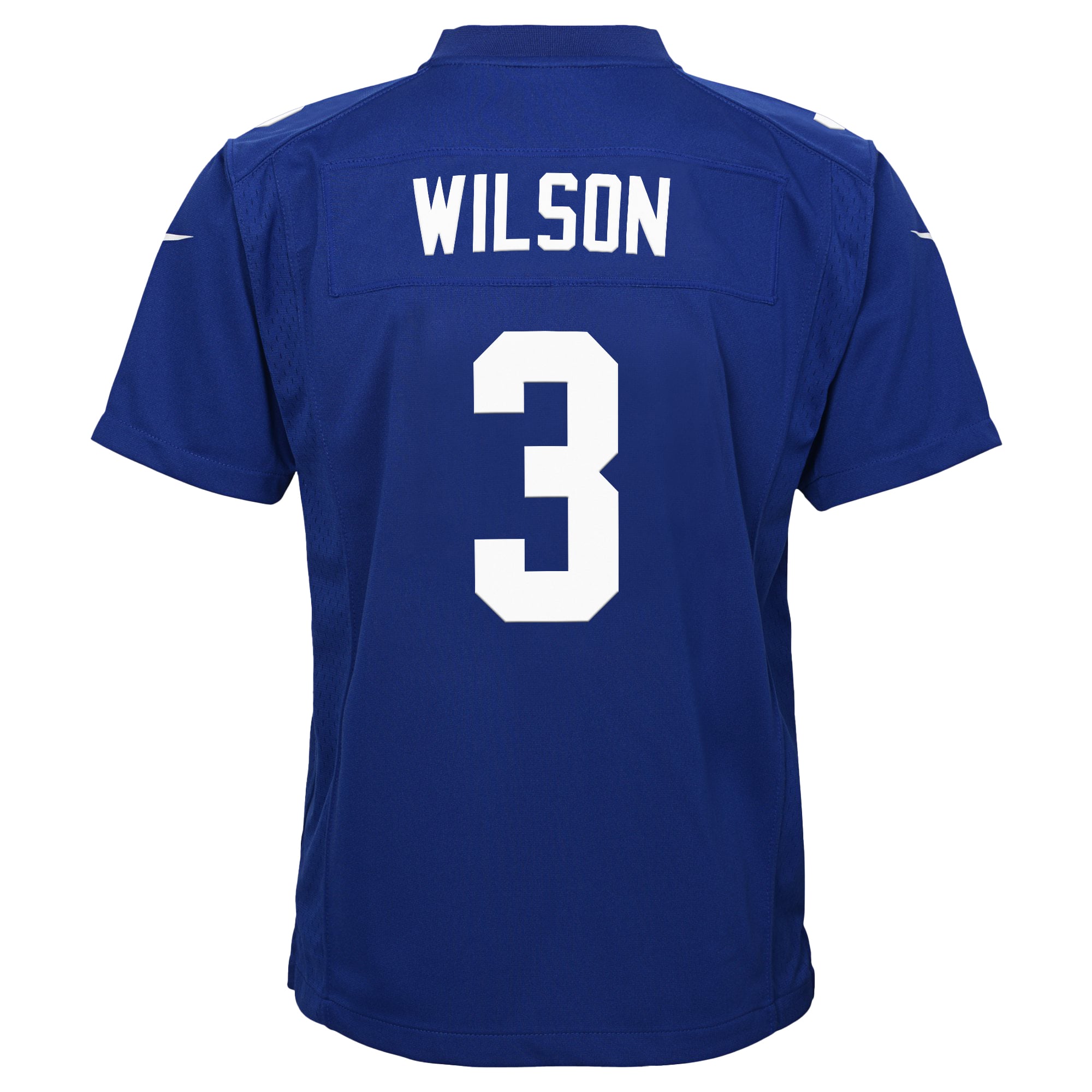 Russell Wilson New York Giants Youth Game Jersey - Royal - Image 4
